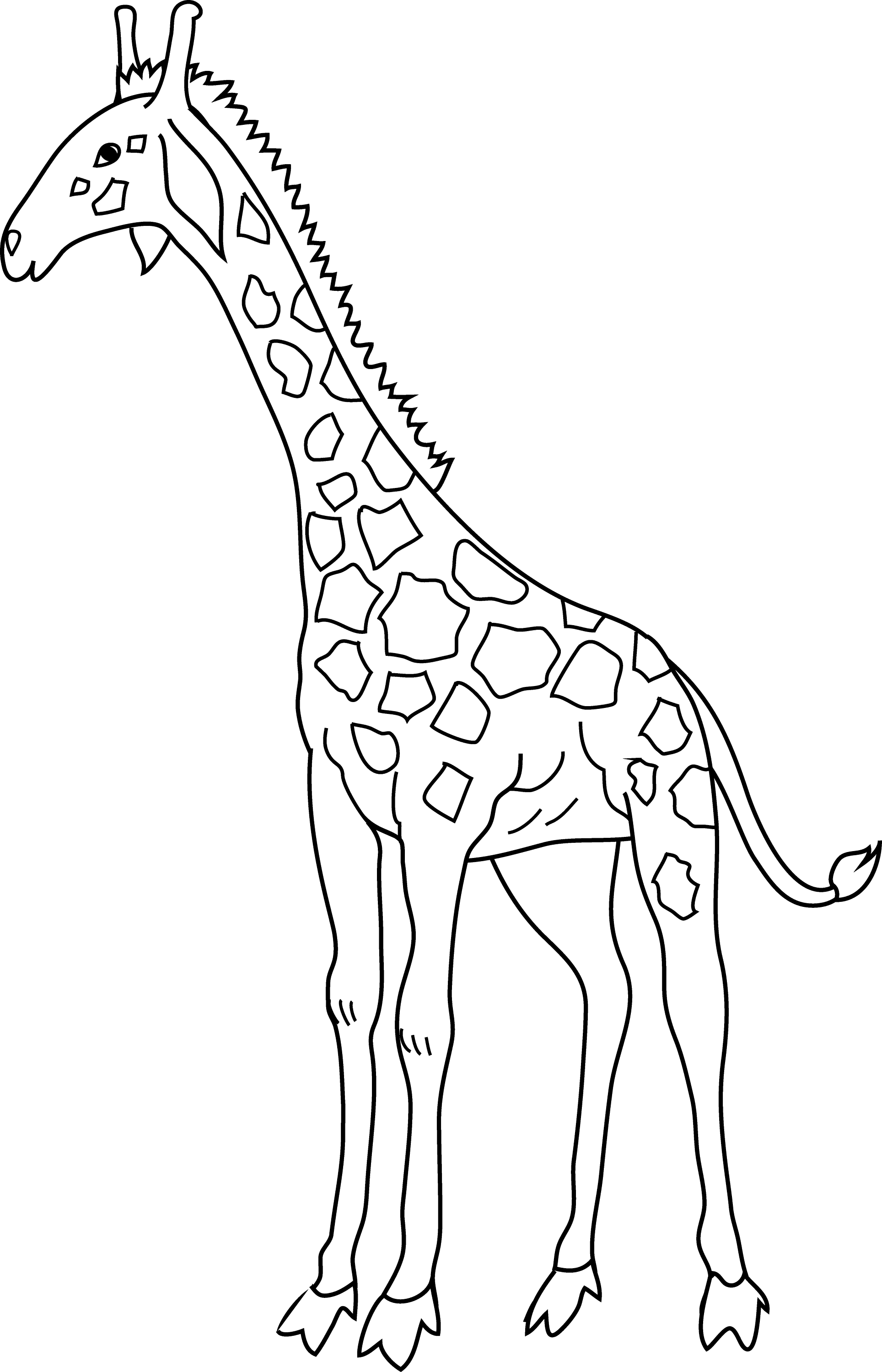 Giraffe Coloring Pages Free Printable 37