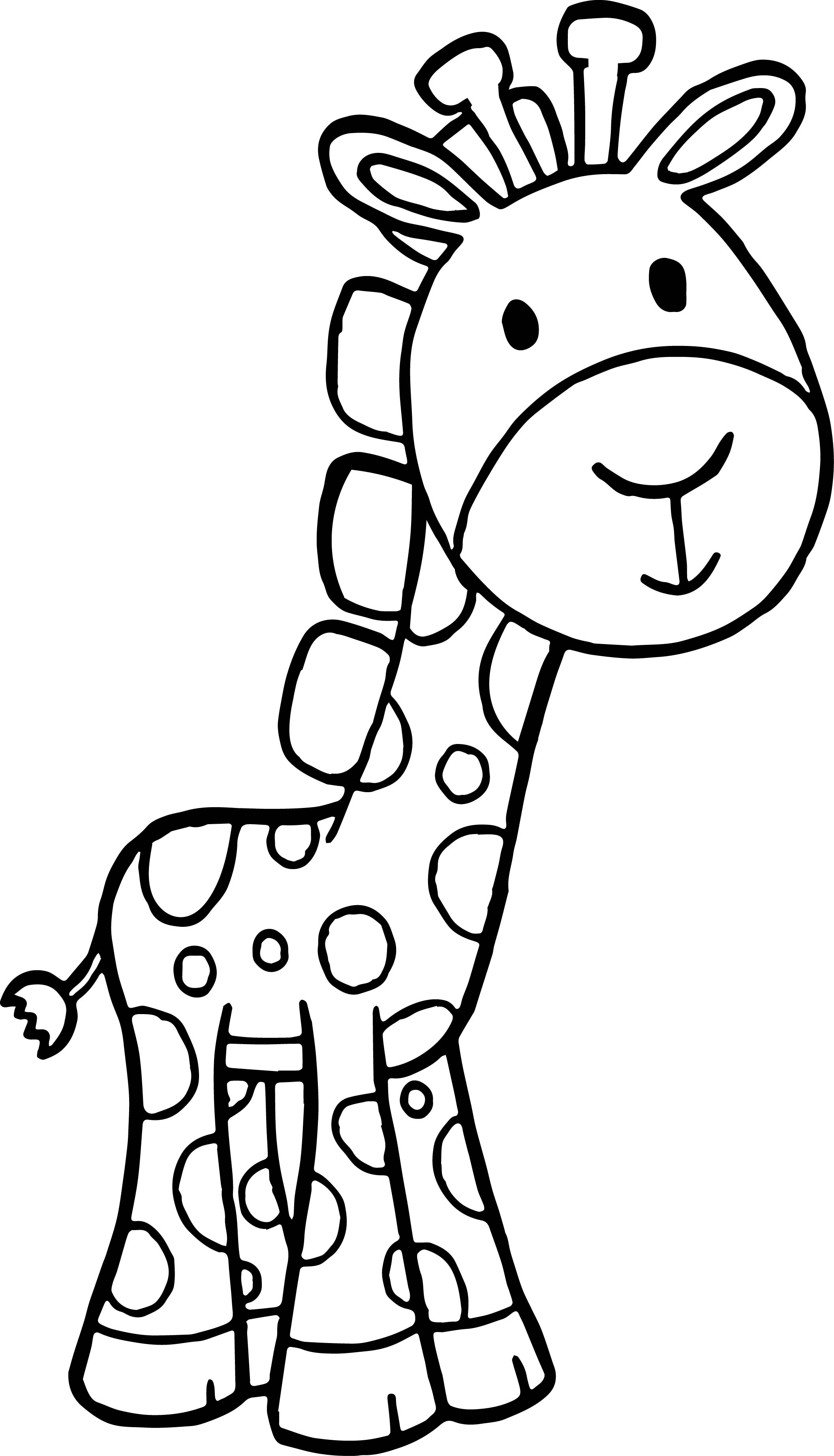 Giraffe Coloring Pages Free Printable 44