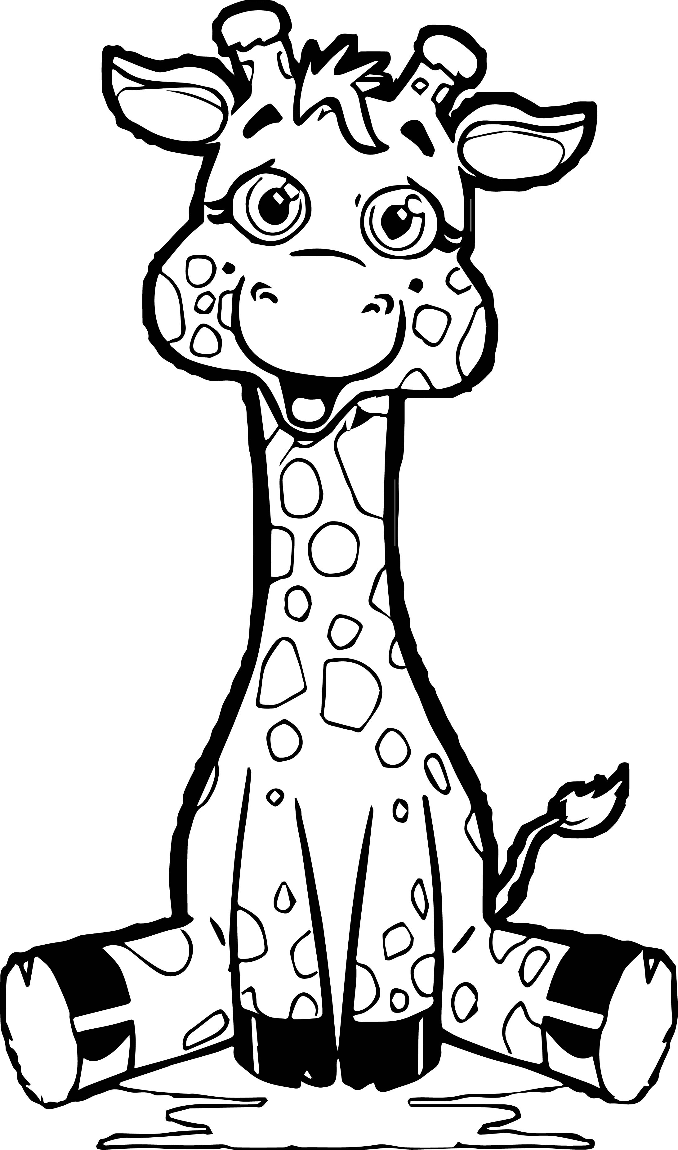 Giraffe Coloring Pages Free Printable 45