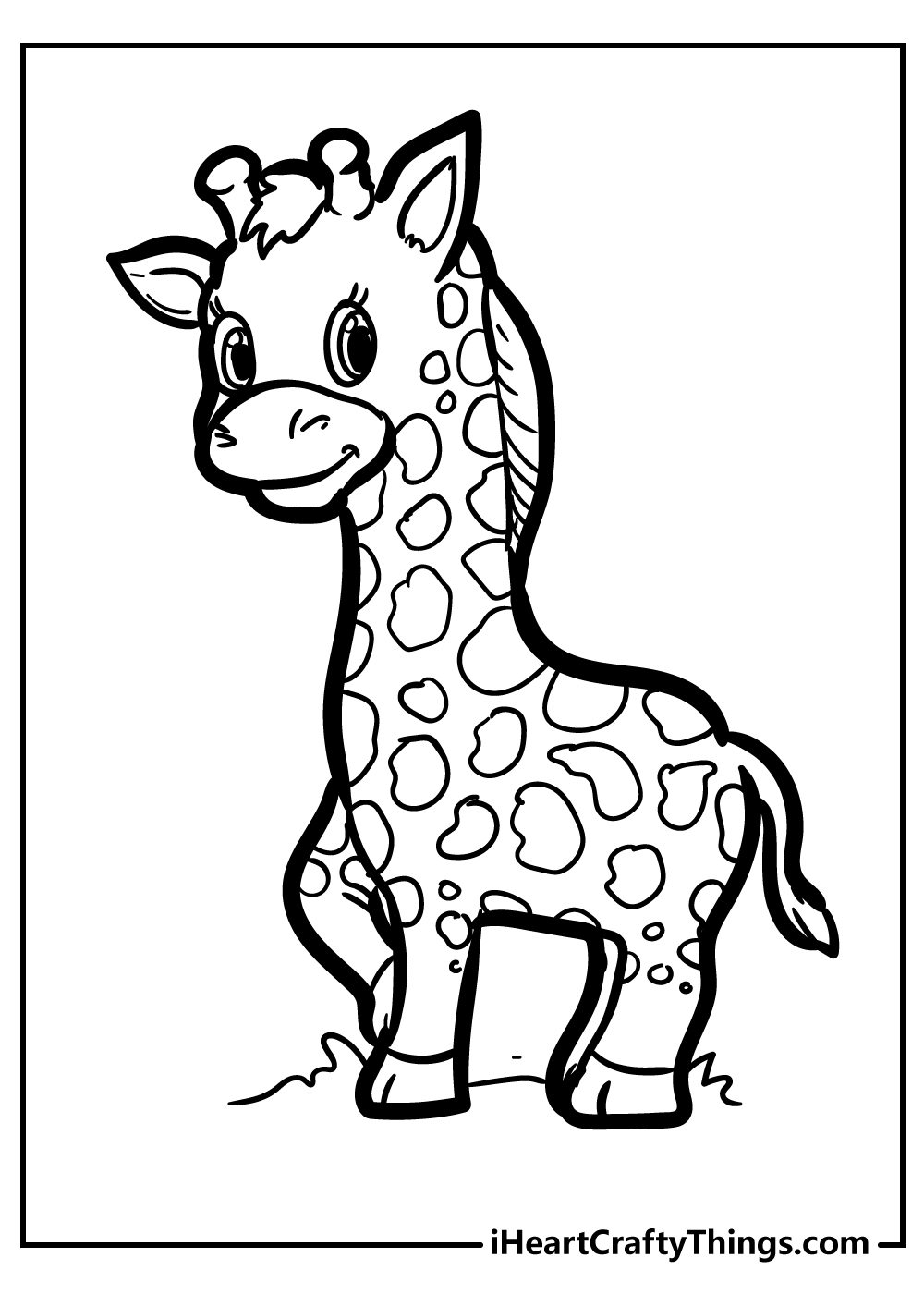 Giraffe Coloring Pages Free Printable 46