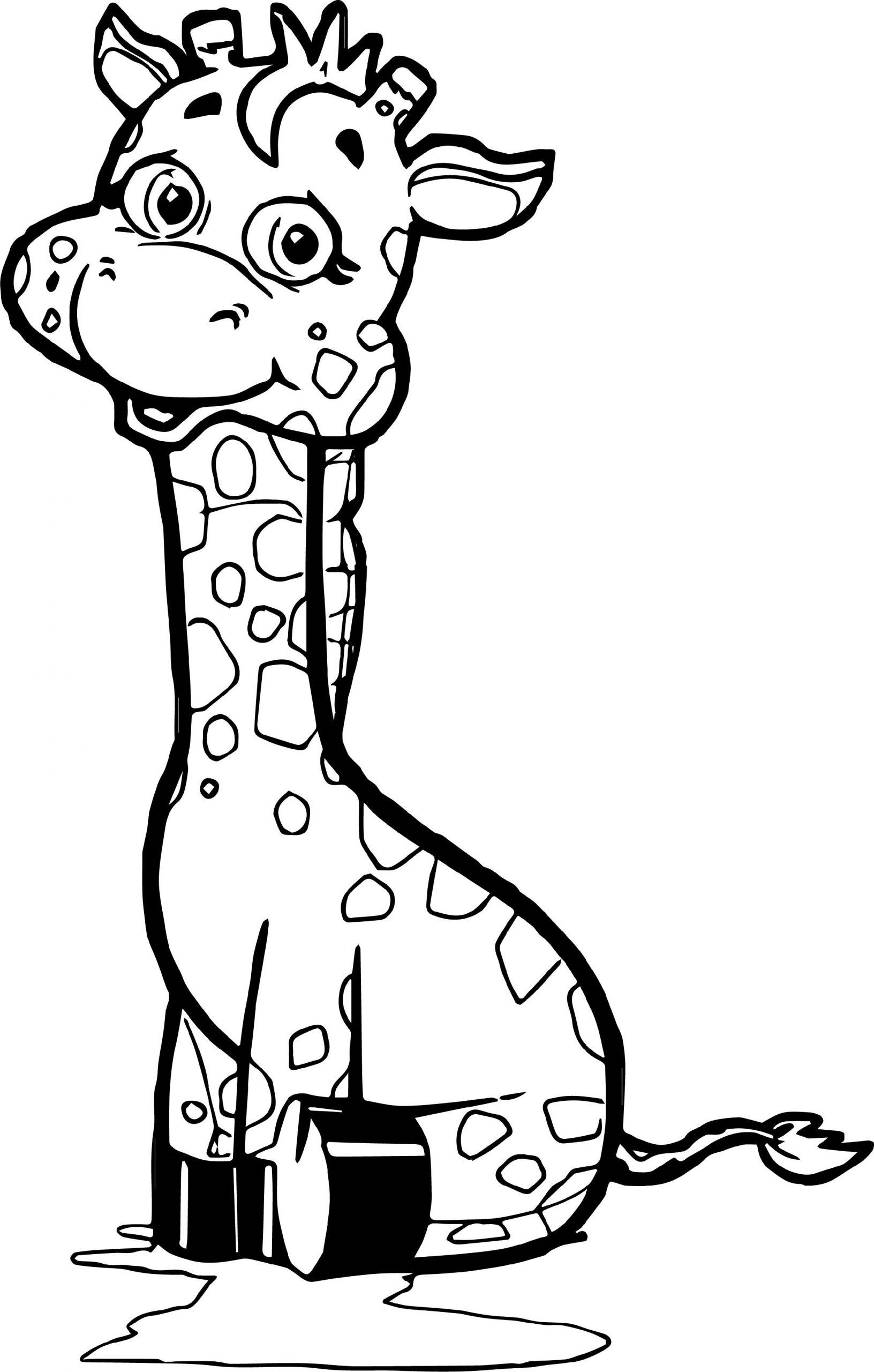 Giraffe Coloring Pages Free Printable 47