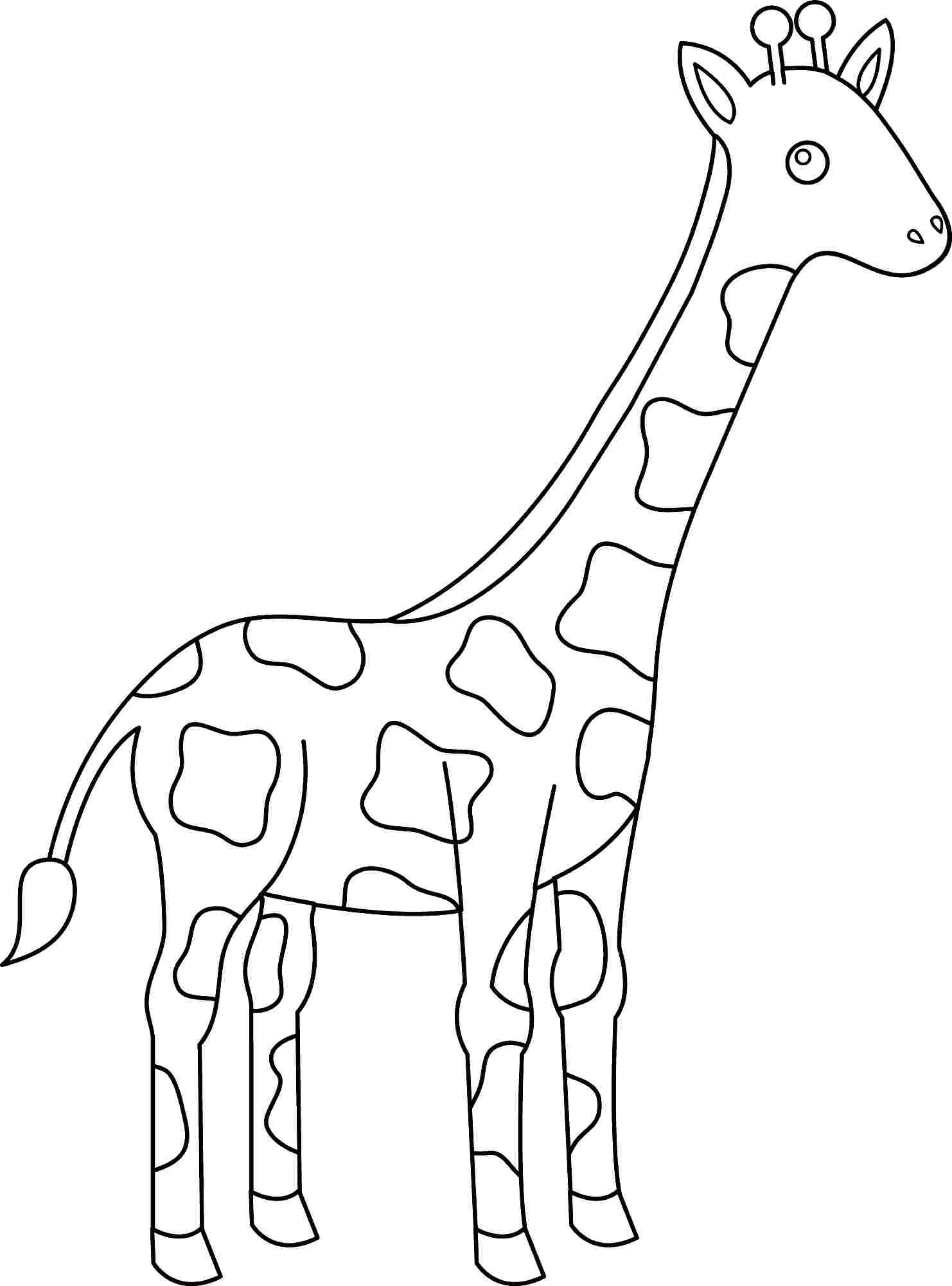 Giraffe Coloring Pages Free Printable 48