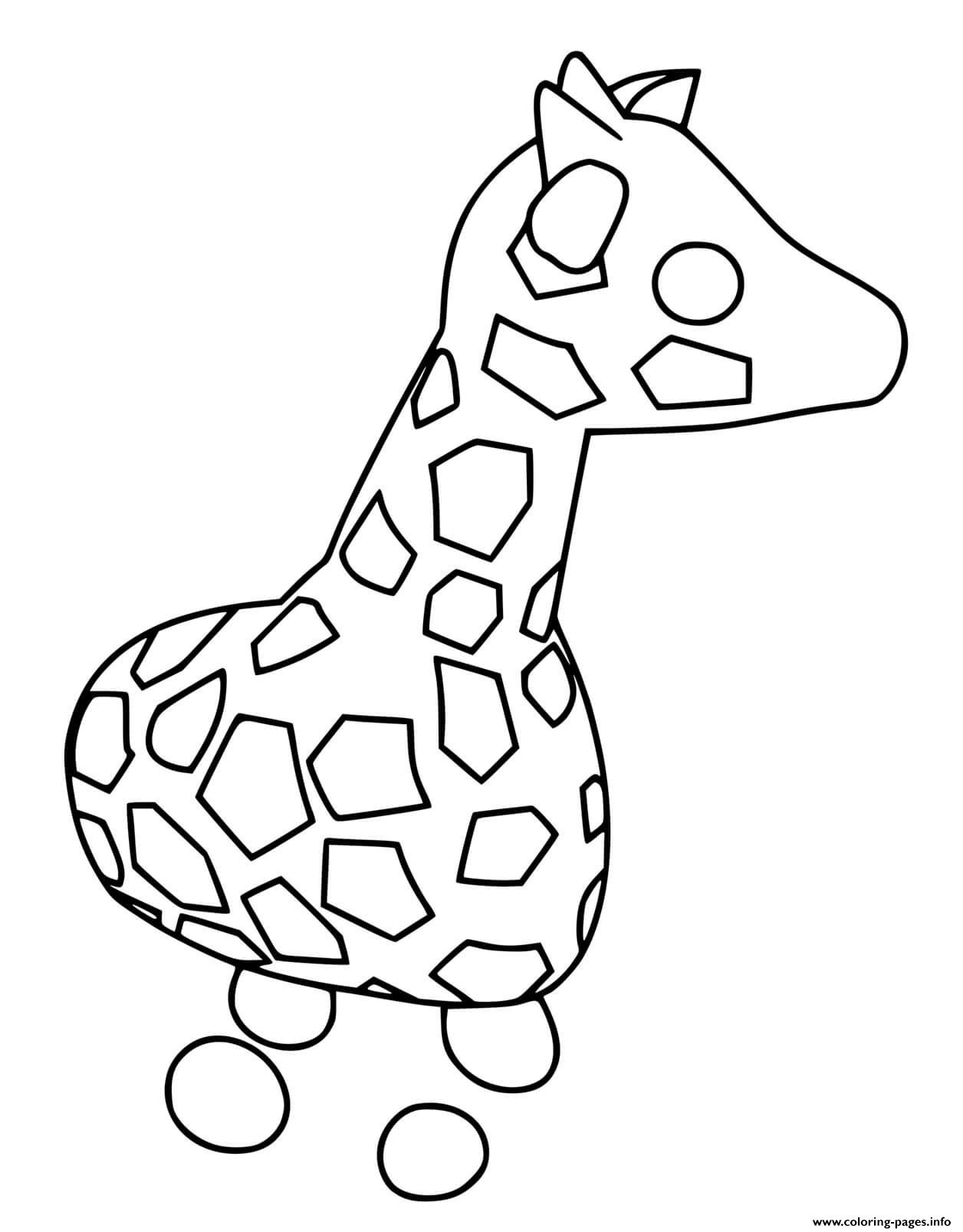 Giraffe Coloring Pages Free Printable 51