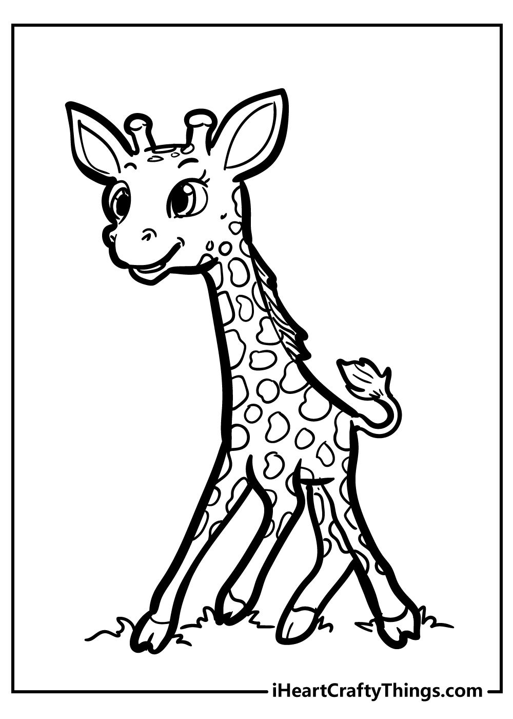 Giraffe Coloring Pages Free Printable 70