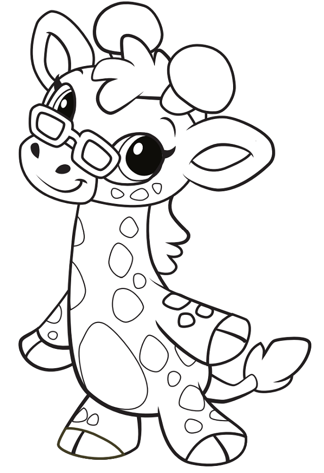 Giraffe Coloring Pages Free Printable 84