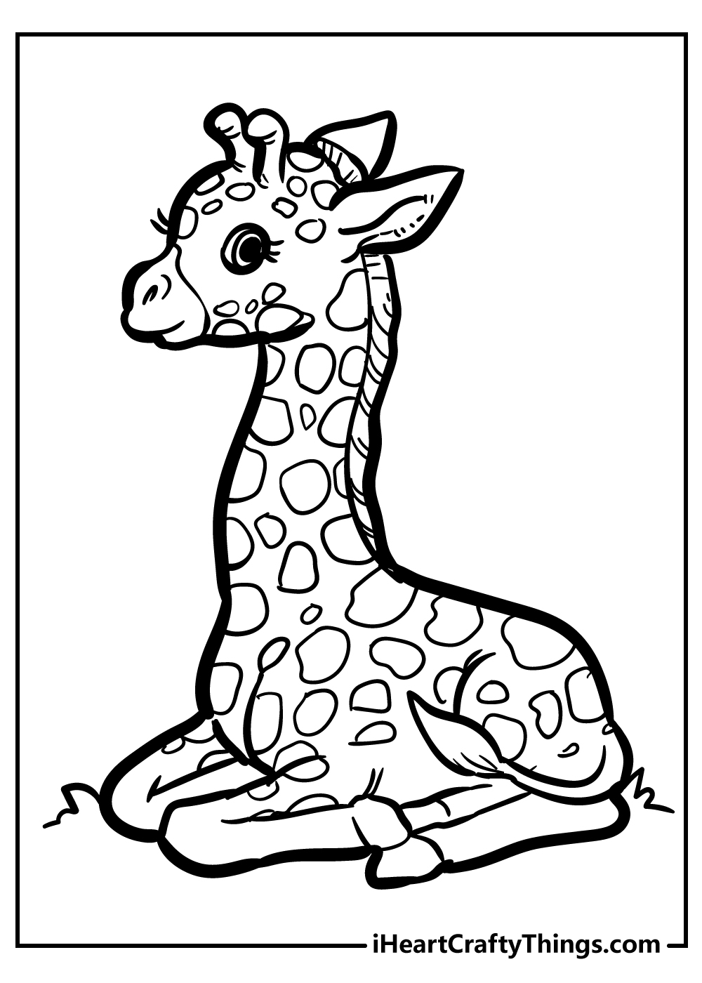 Giraffe Coloring Pages Free Printable 94