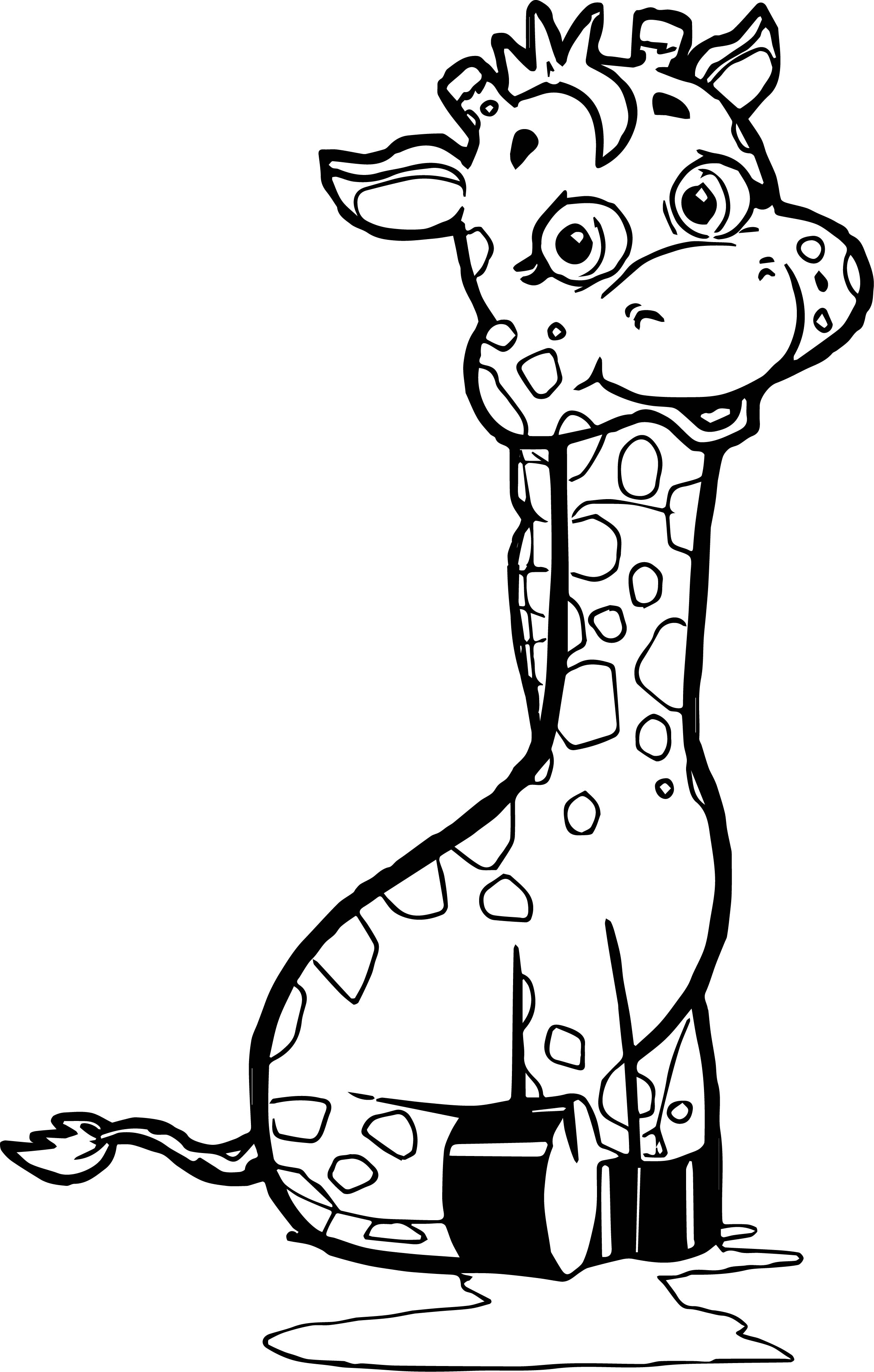 Giraffe Coloring Pages Free Printable 96