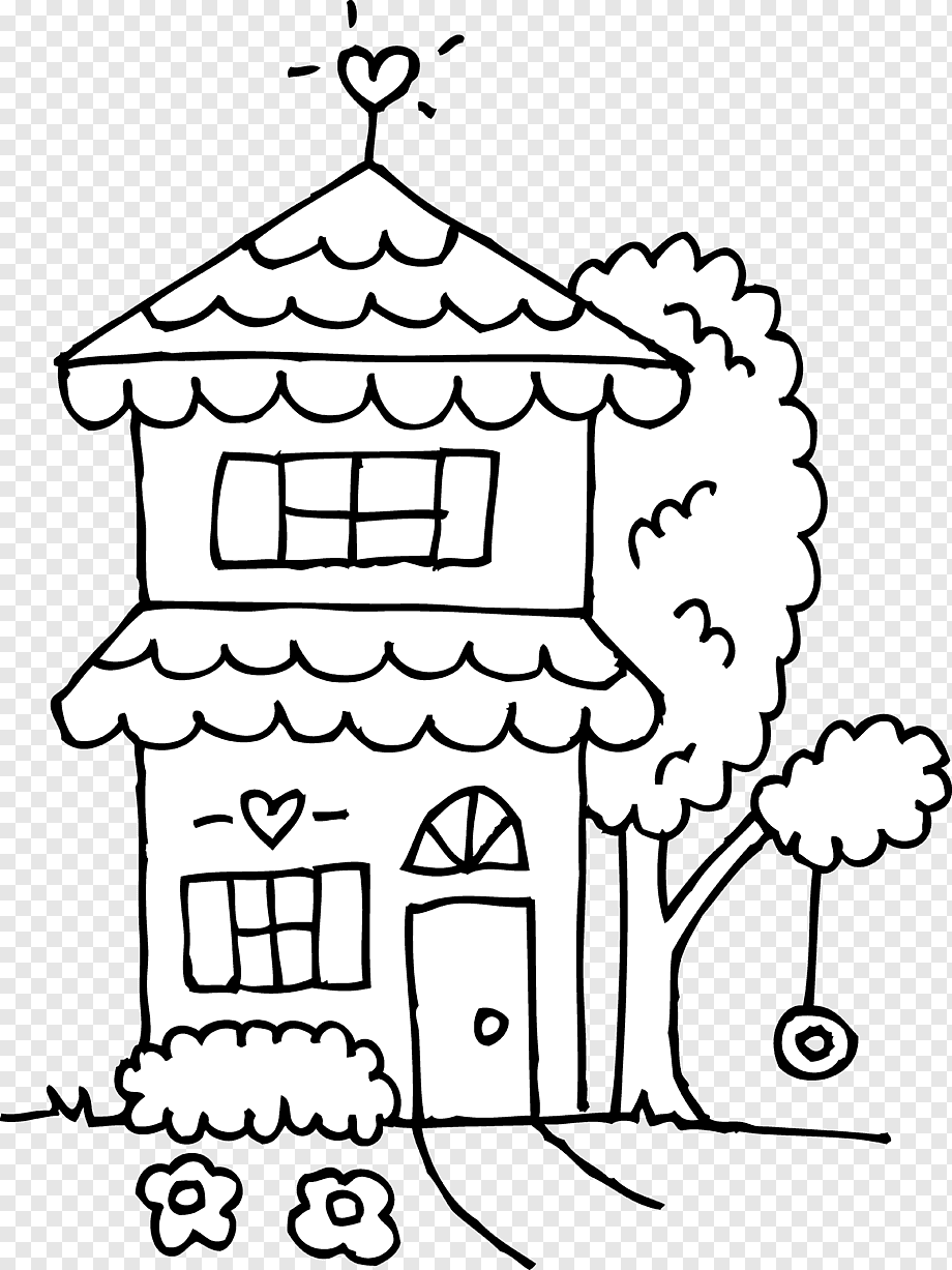 House Coloring Pages for Kids FREE Printable 101