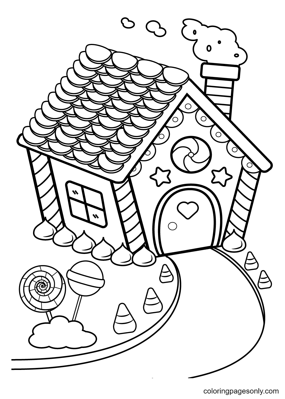 House Coloring Pages for Kids FREE Printable 108