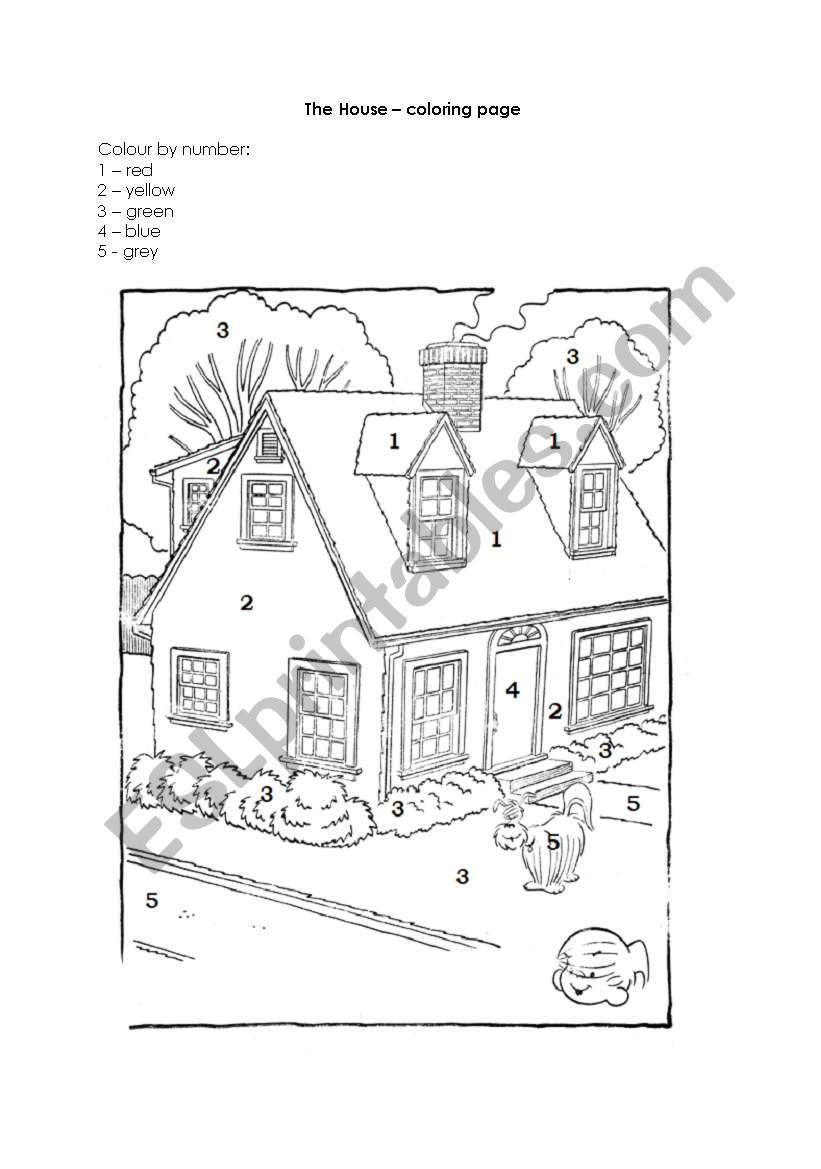 House Coloring Pages for Kids FREE Printable 111