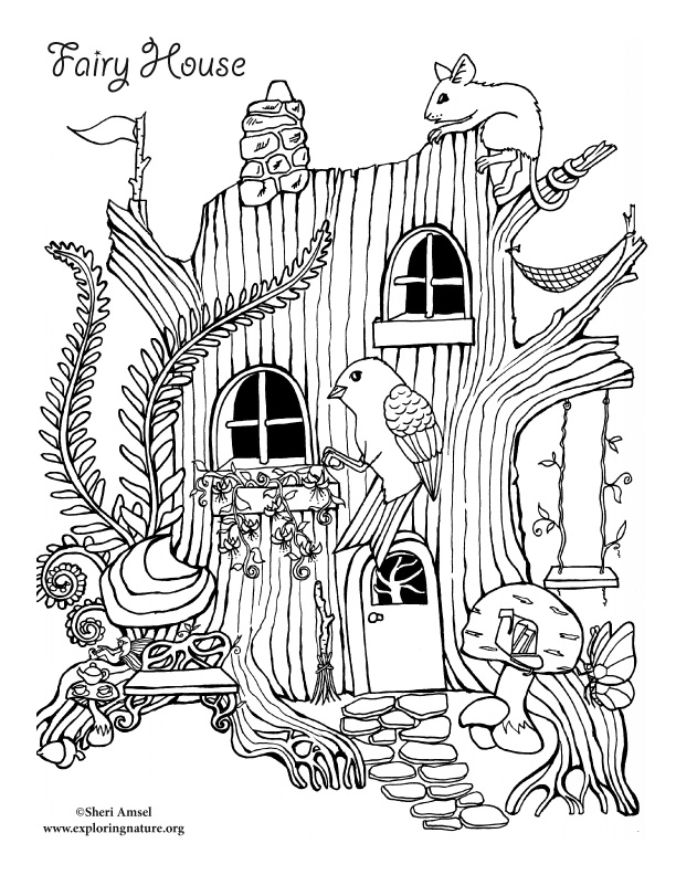 House Coloring Pages for Kids FREE Printable 116