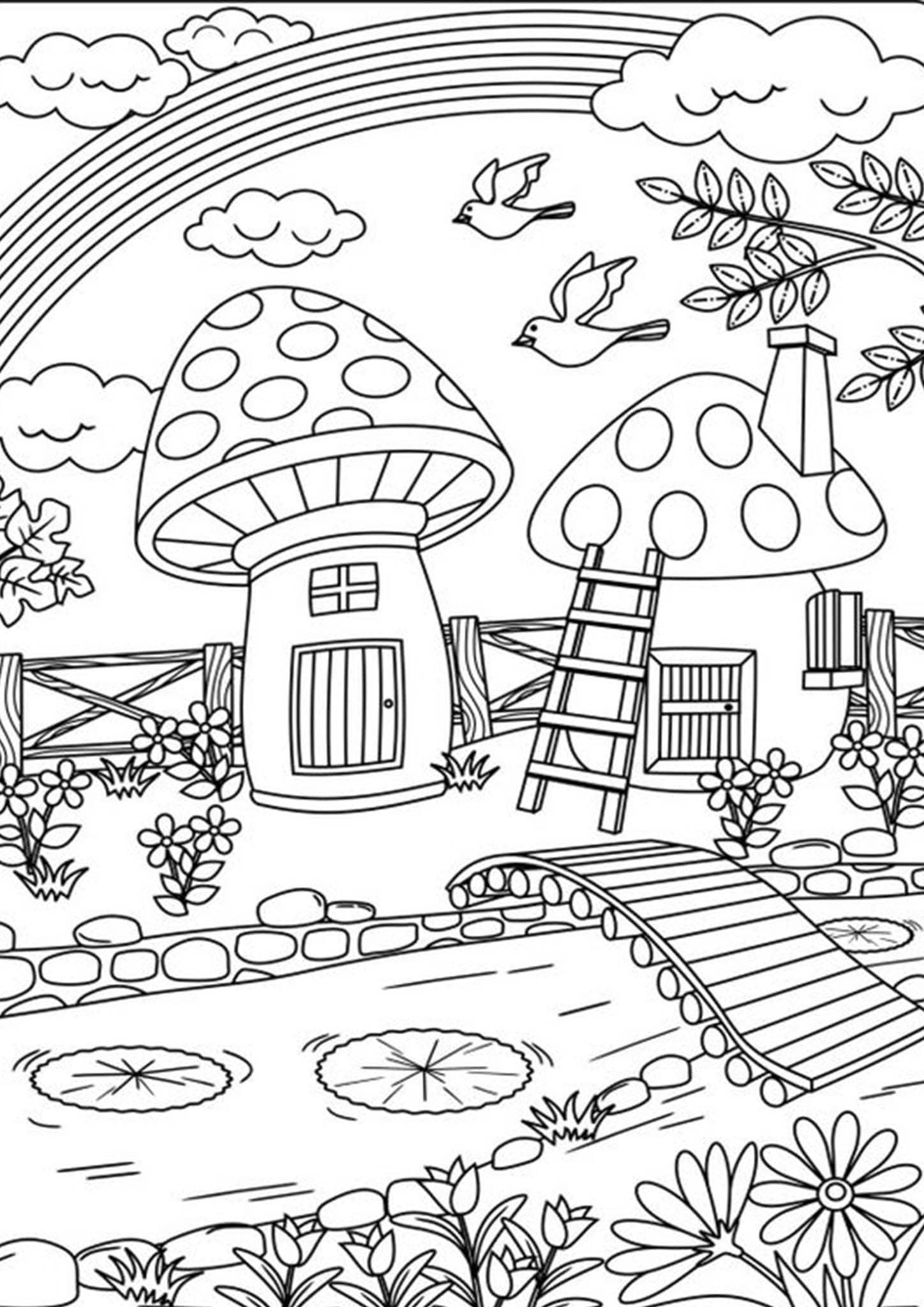 House Coloring Pages for Kids FREE Printable 117