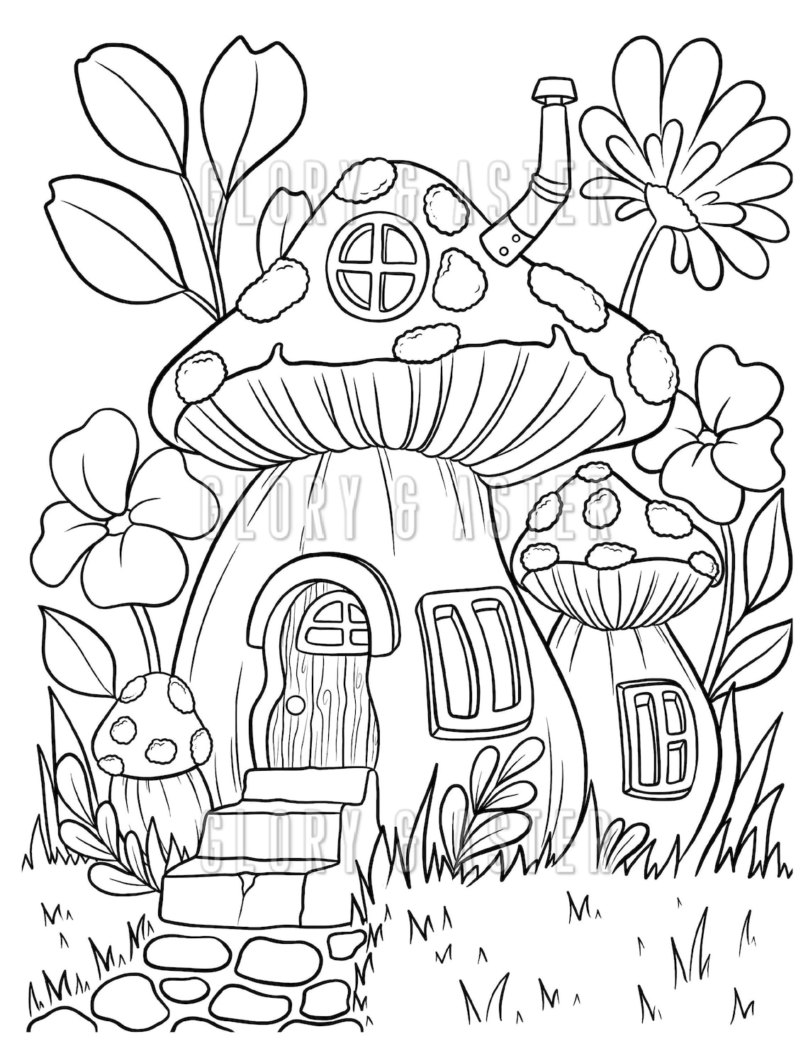 House Coloring Pages for Kids FREE Printable 124