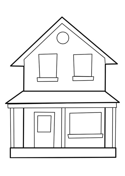 House Coloring Pages for Kids FREE Printable 125