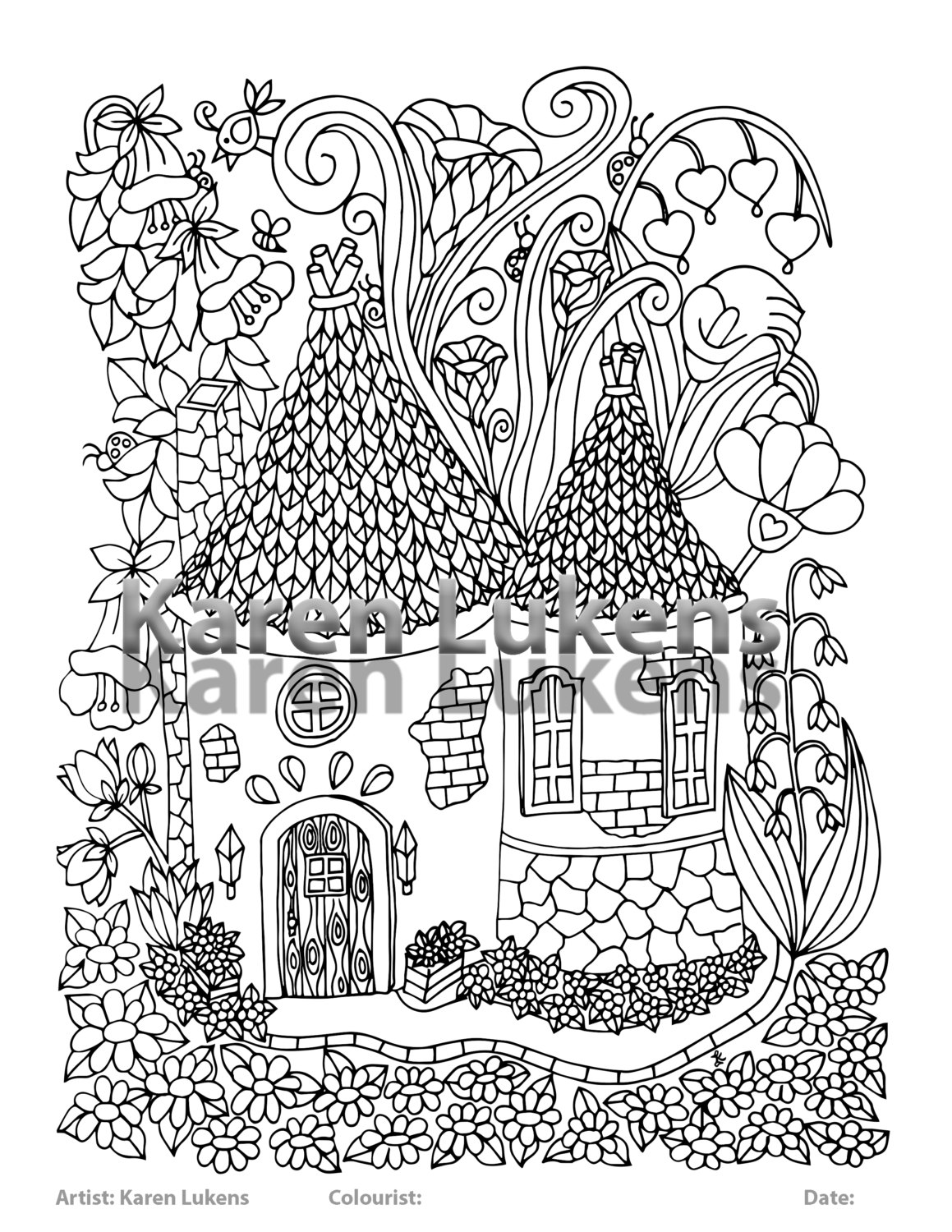 House Coloring Pages for Kids FREE Printable 126