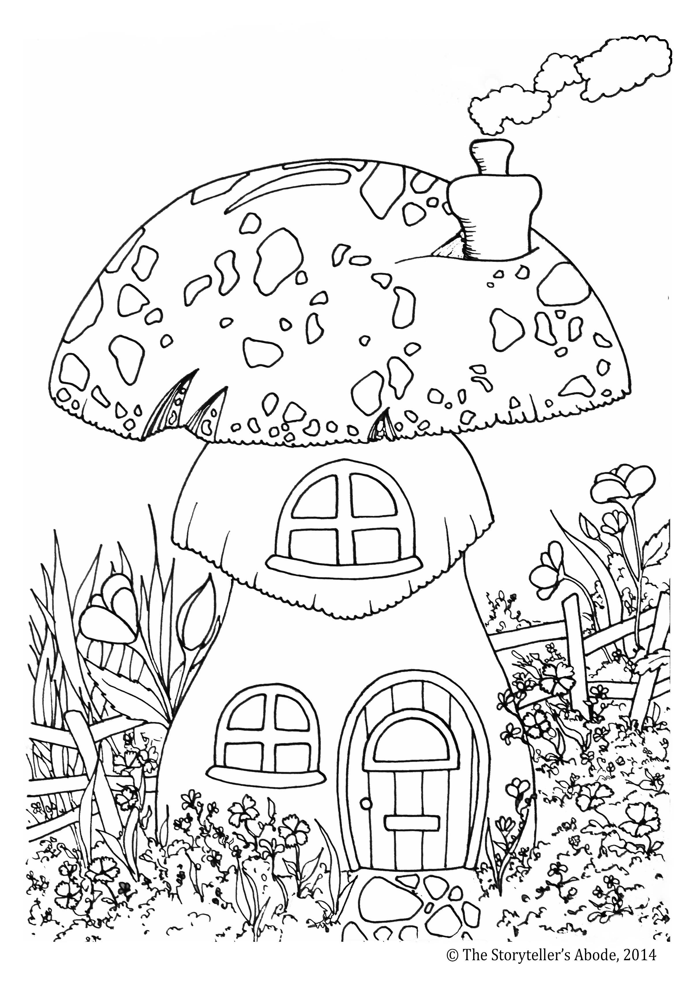 House Coloring Pages for Kids FREE Printable 13