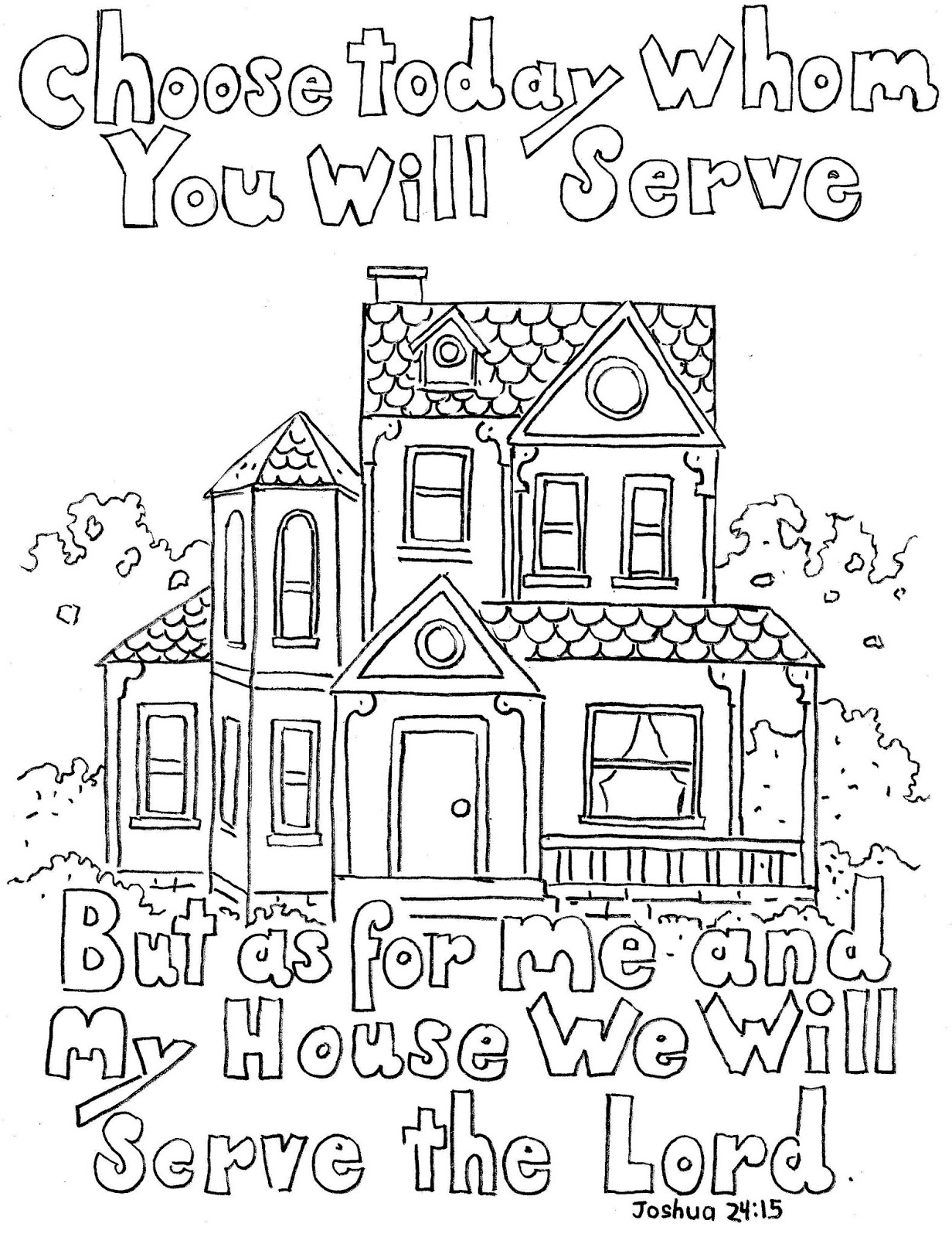 House Coloring Pages for Kids FREE Printable 130