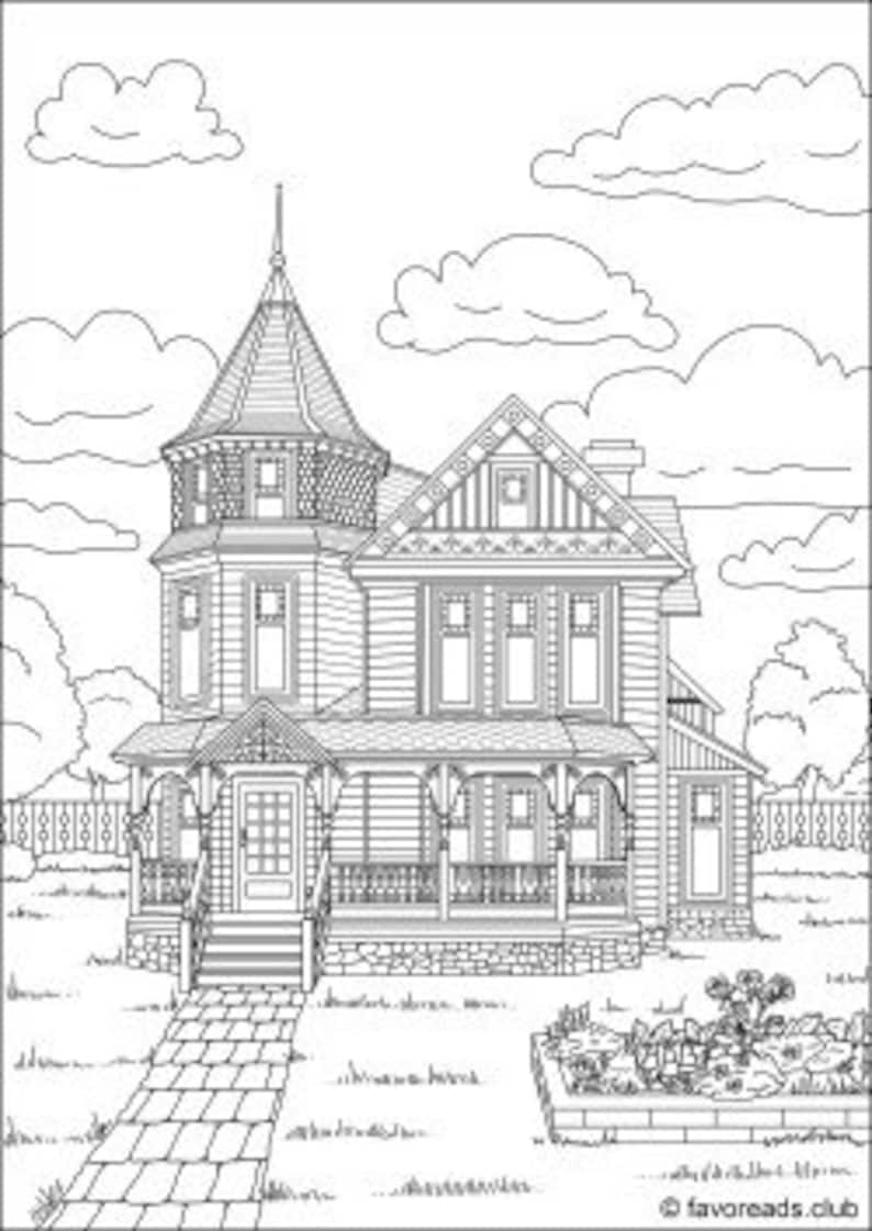 House Coloring Pages for Kids FREE Printable 135