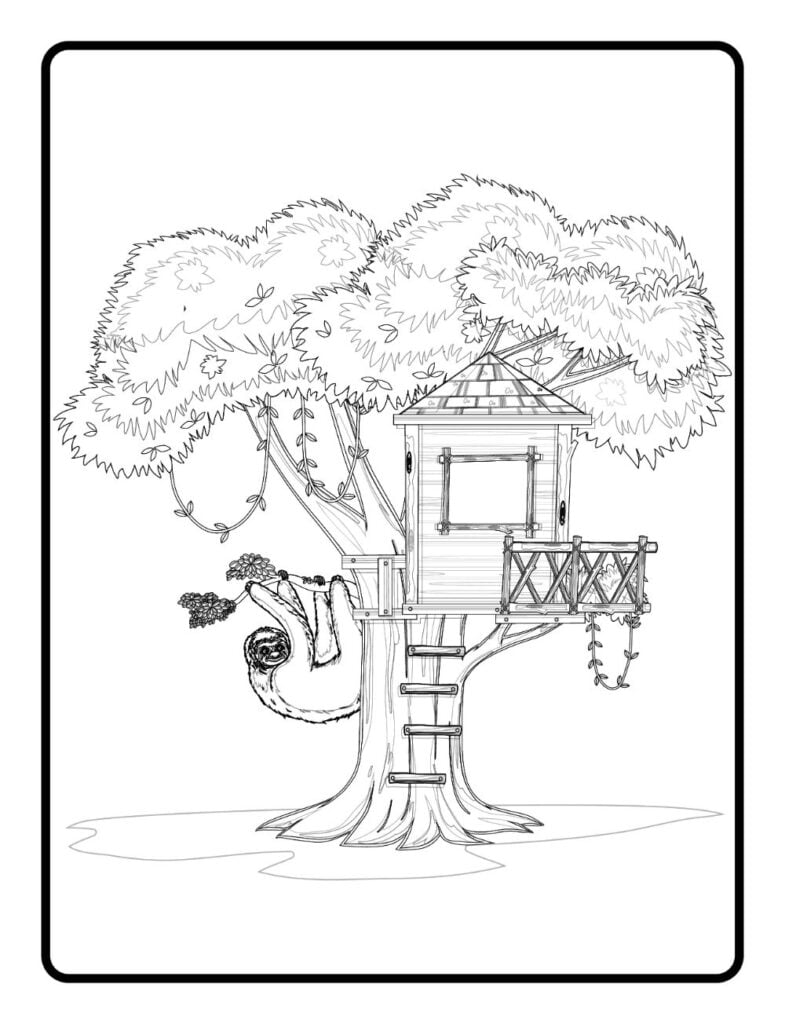 House Coloring Pages for Kids FREE Printable 146