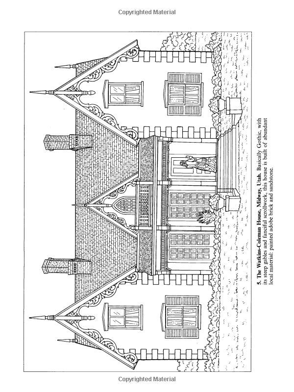 House Coloring Pages for Kids FREE Printable 149