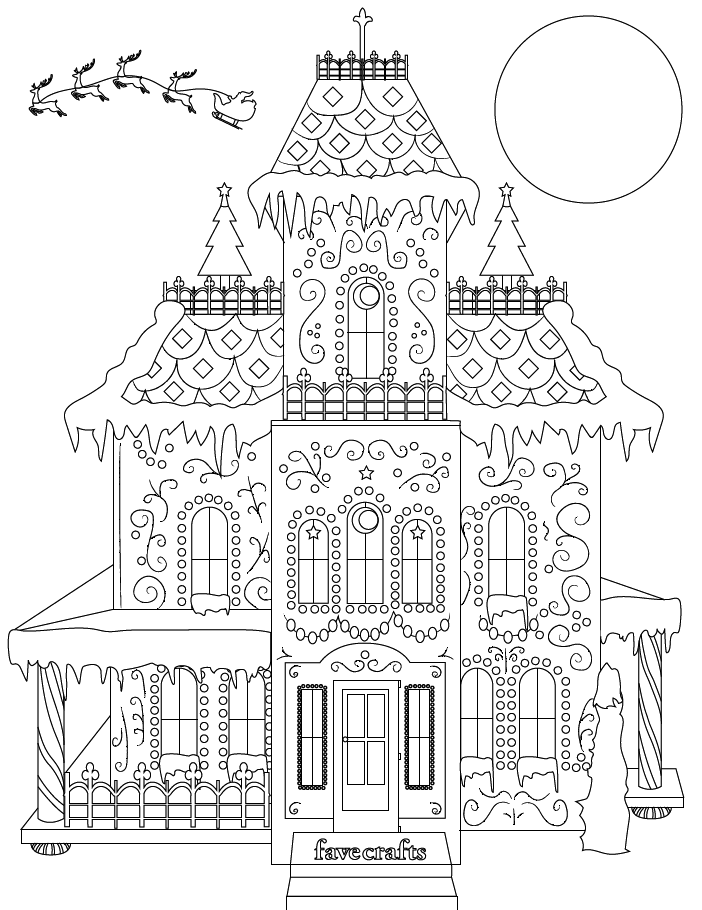 House Coloring Pages for Kids FREE Printable 150