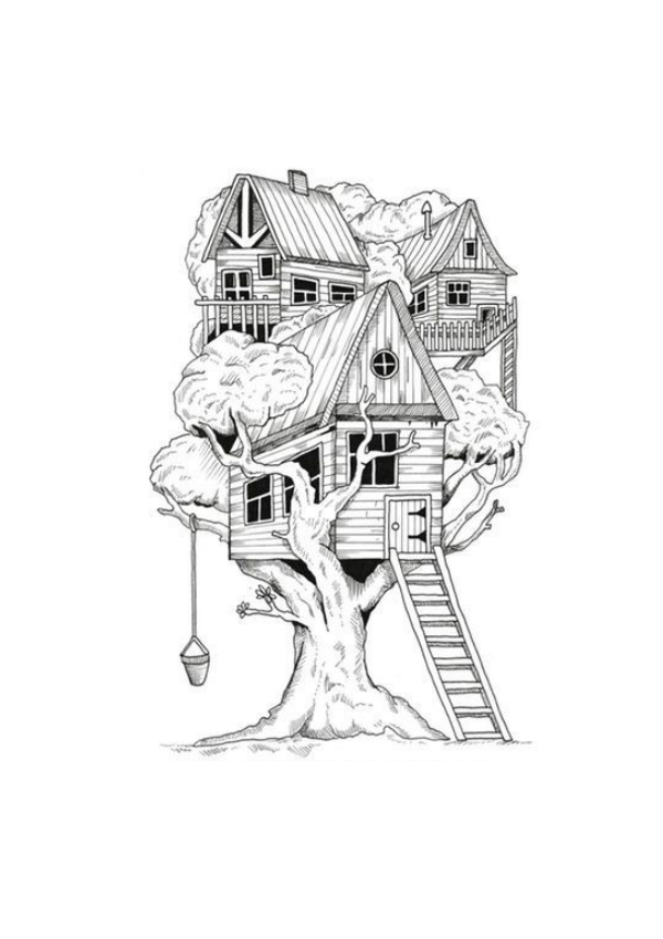 House Coloring Pages for Kids FREE Printable 157