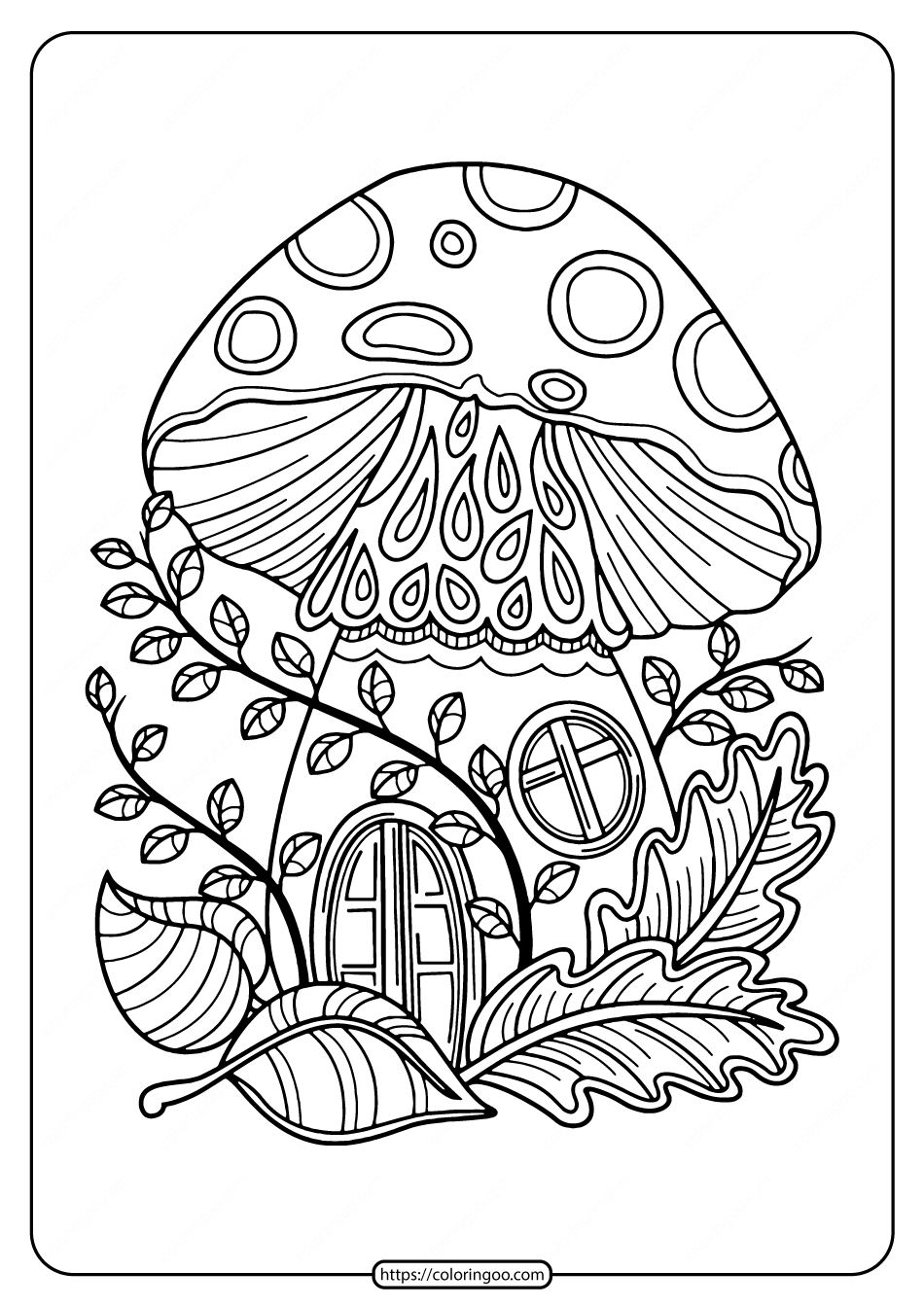 House Coloring Pages for Kids FREE Printable 159