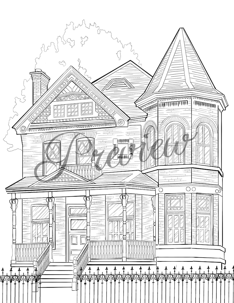 House Coloring Pages for Kids FREE Printable 160