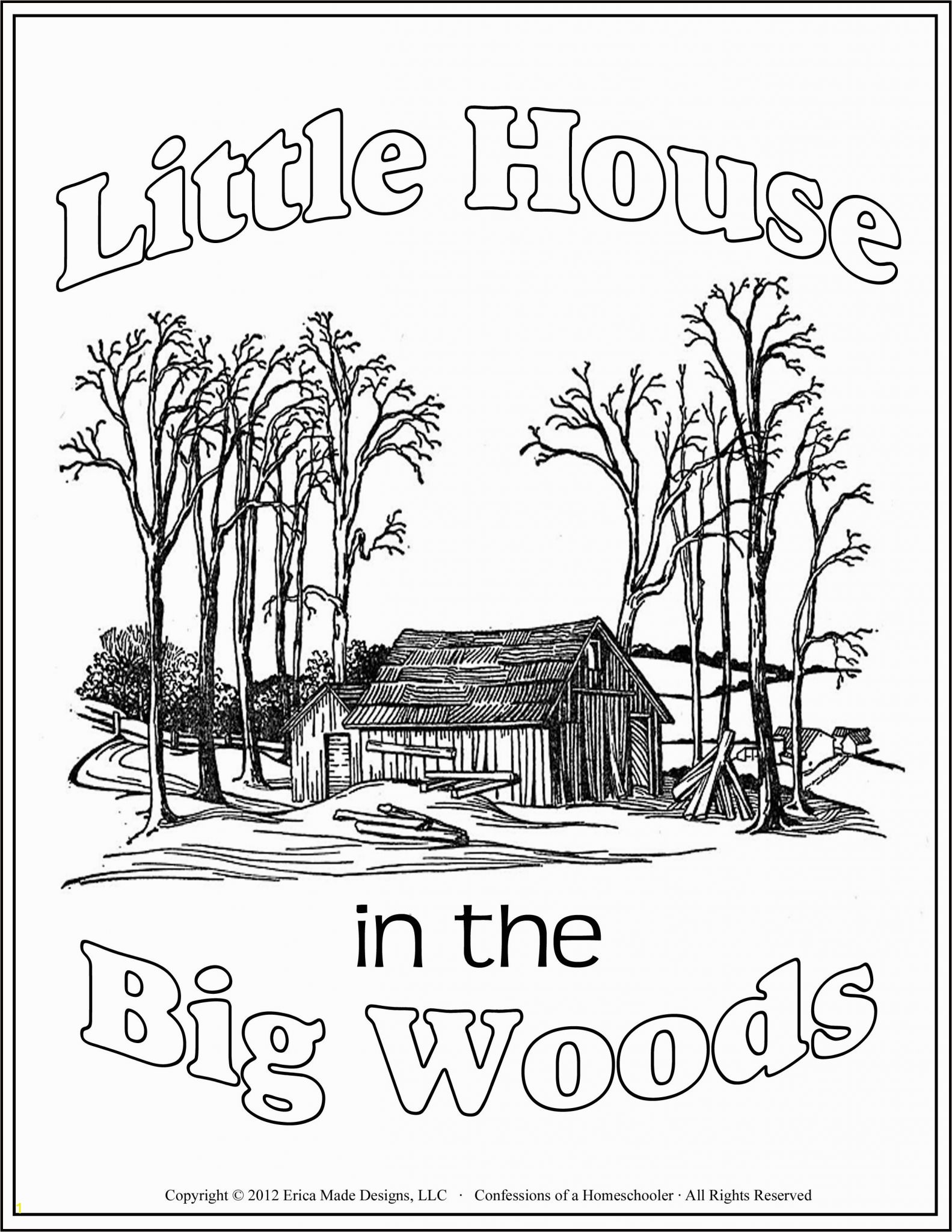 House Coloring Pages for Kids FREE Printable 163