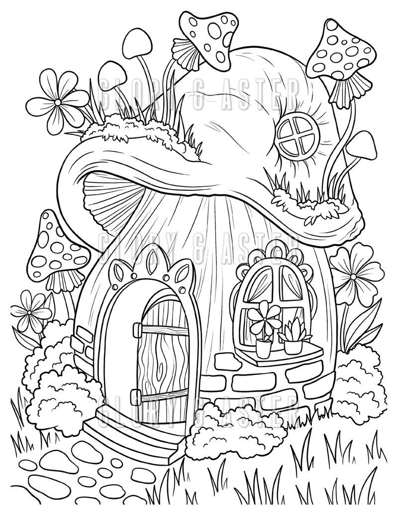 House Coloring Pages for Kids FREE Printable 17