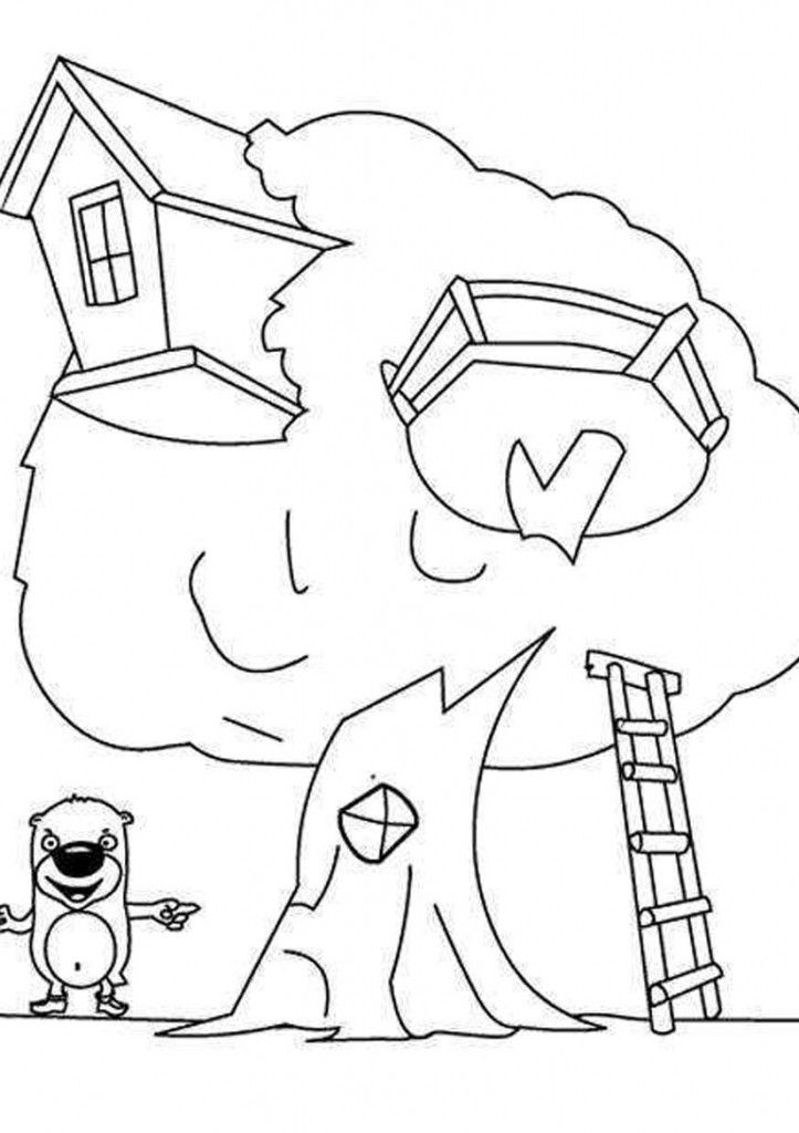 House Coloring Pages for Kids FREE Printable 24