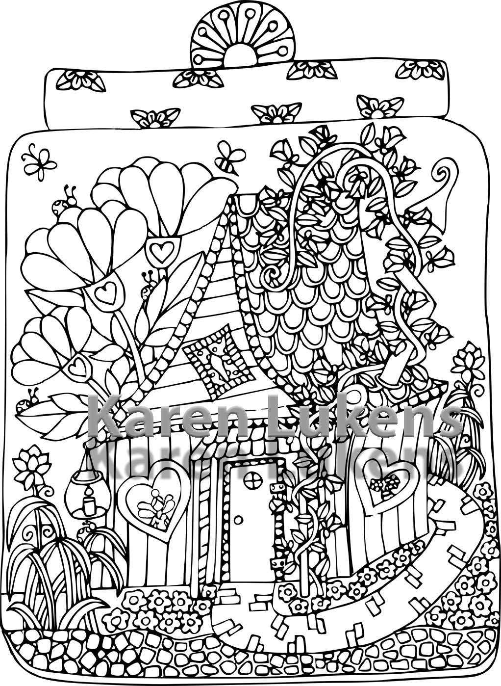 House Coloring Pages for Kids FREE Printable 4