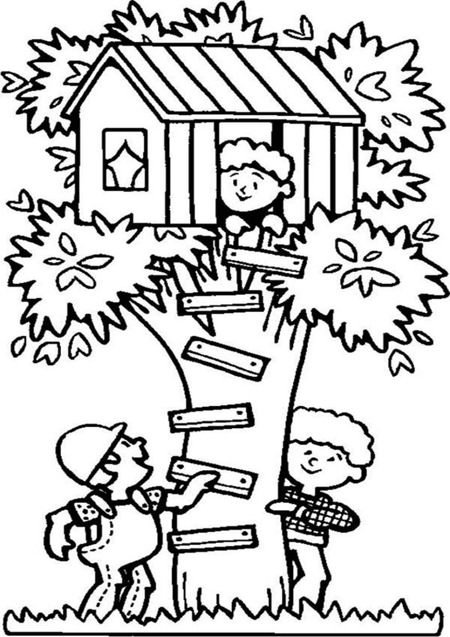 House Coloring Pages for Kids FREE Printable 41