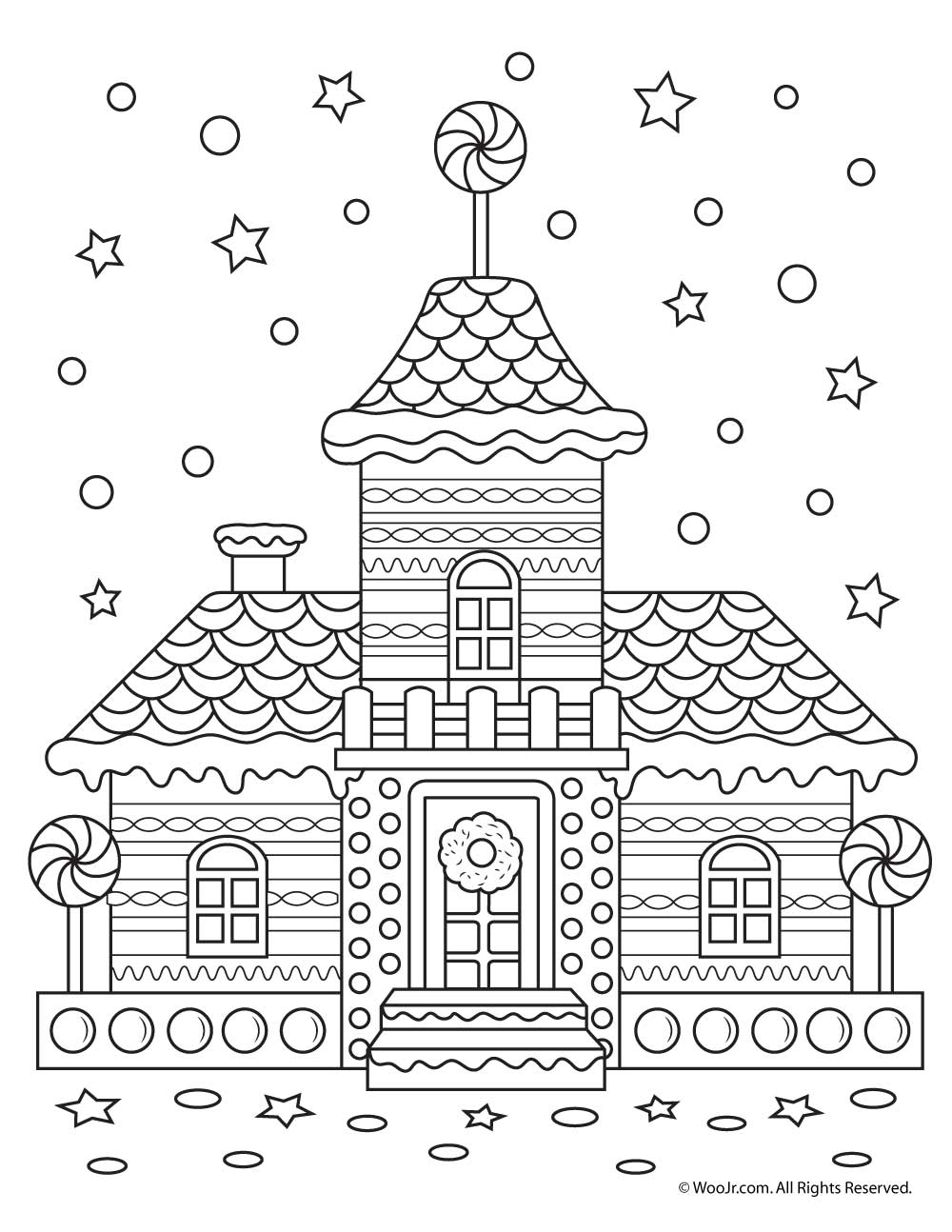 House Coloring Pages for Kids FREE Printable 49