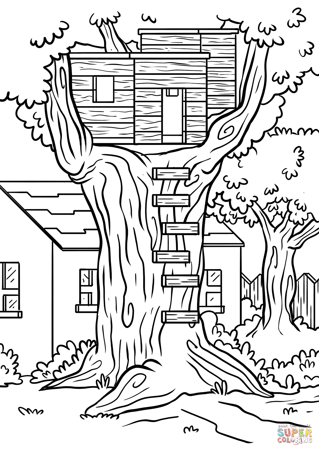 House Coloring Pages for Kids FREE Printable 55