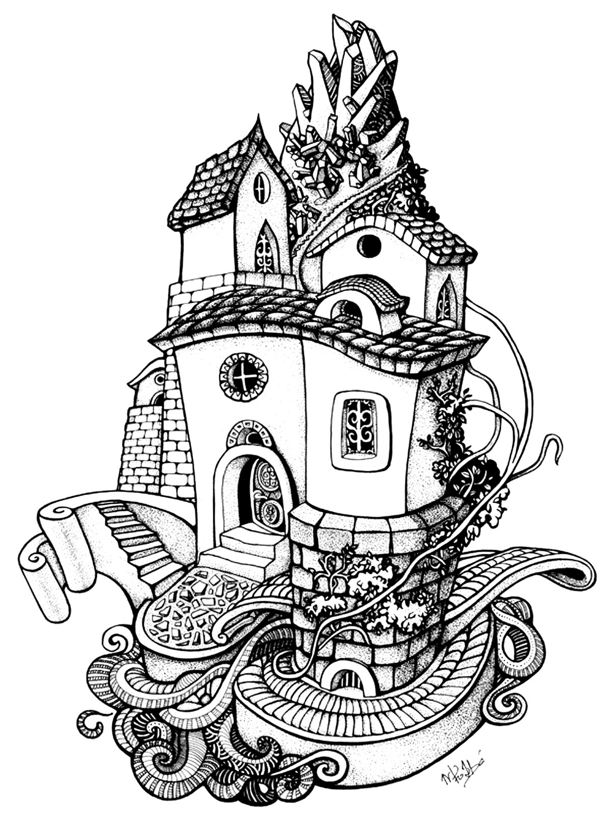 House Coloring Pages for Kids FREE Printable 58