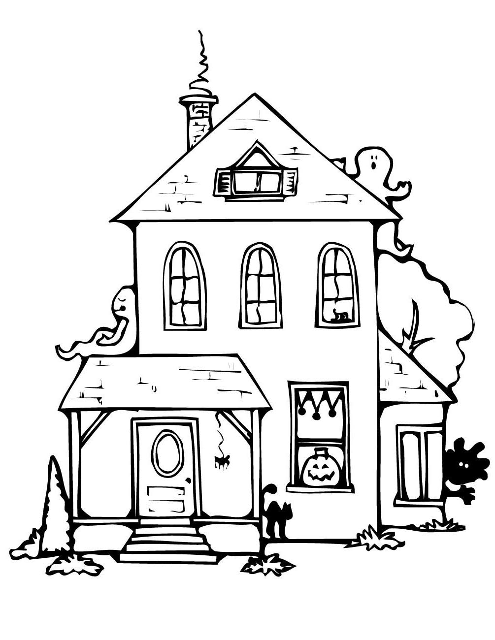 House Coloring Pages for Kids FREE Printable 60