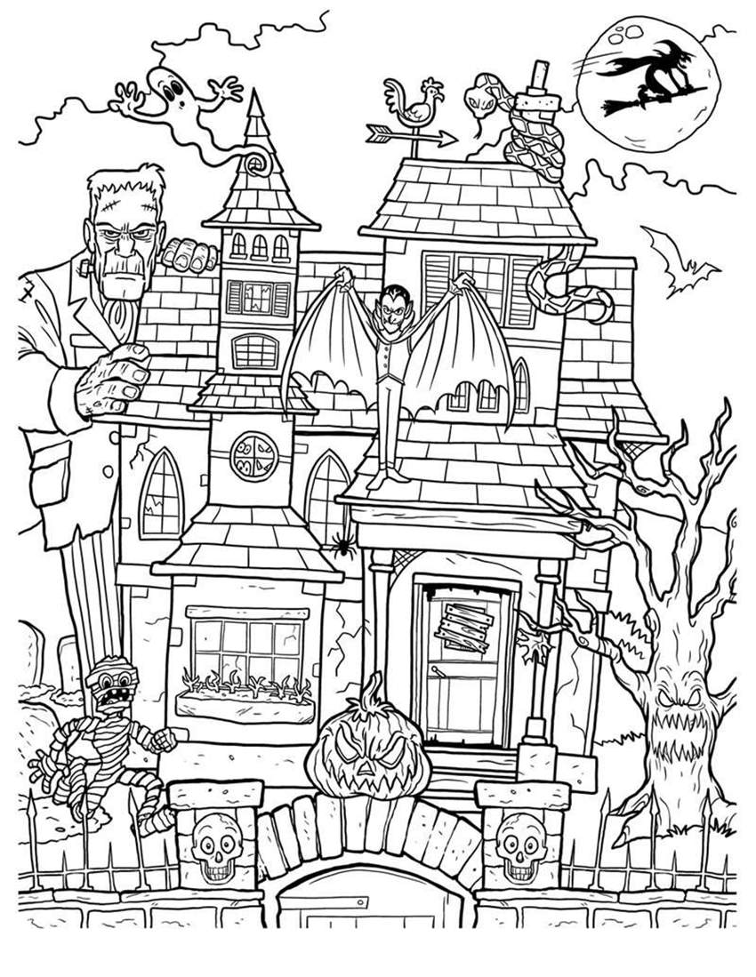 House Coloring Pages for Kids FREE Printable 61