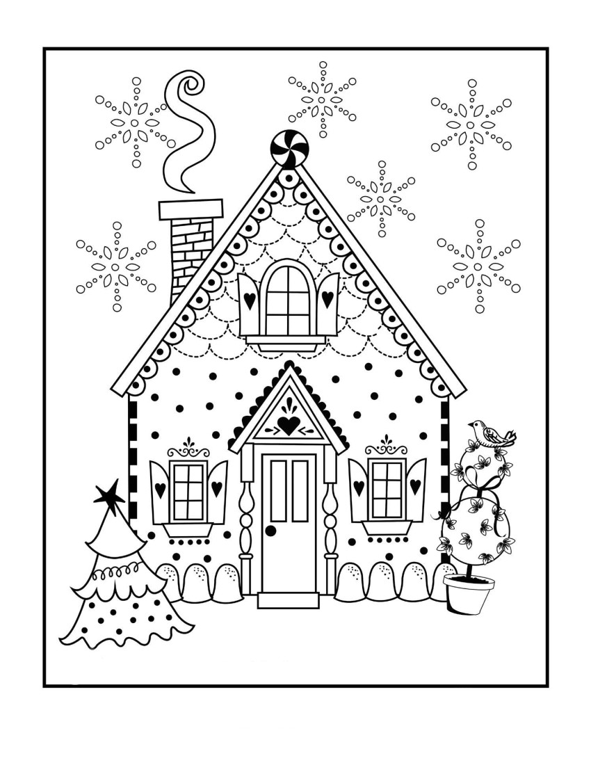 House Coloring Pages for Kids FREE Printable 67