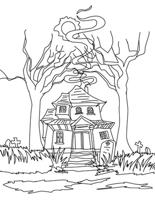 House Coloring Pages for Kids FREE Printable 70