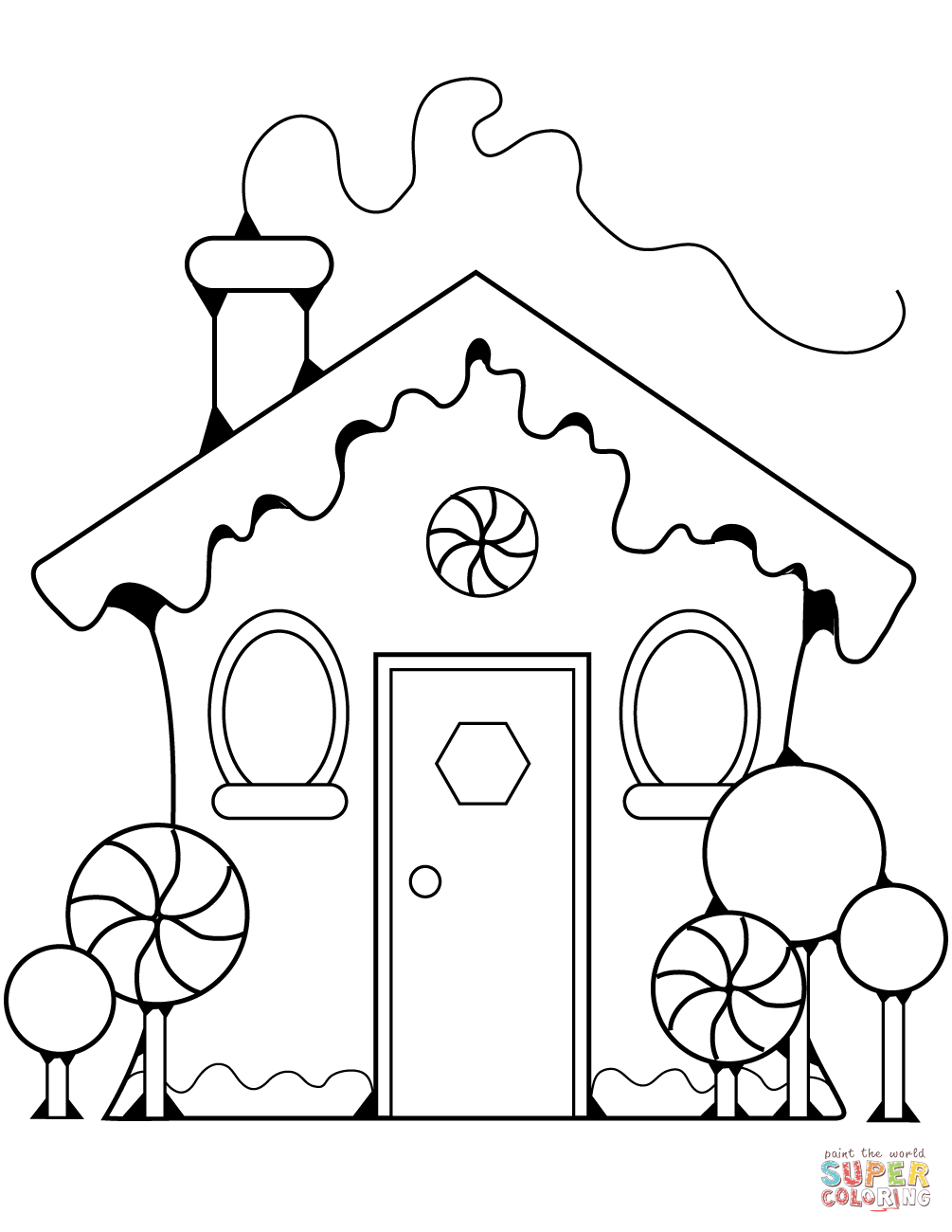 House Coloring Pages for Kids FREE Printable 74