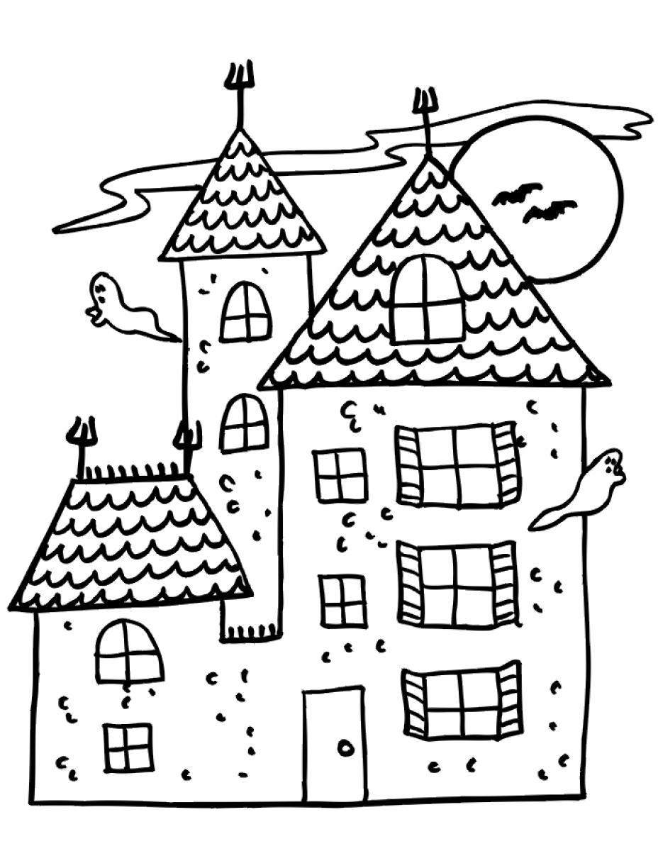 House Coloring Pages for Kids FREE Printable 80