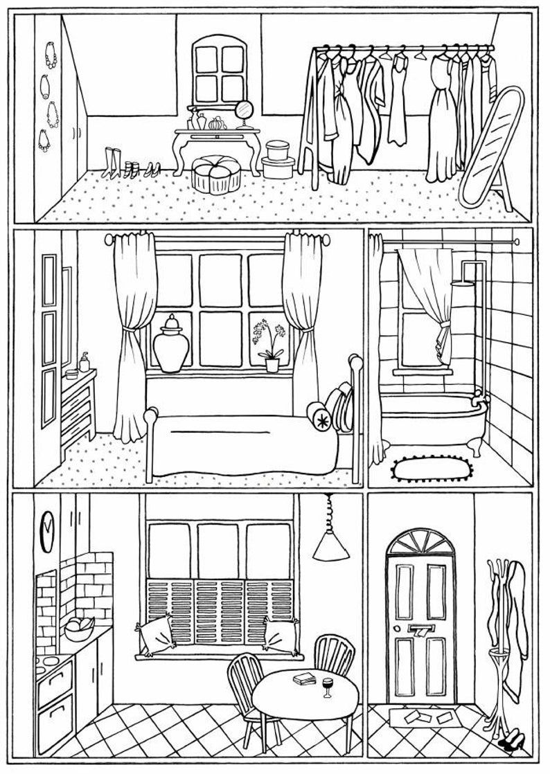 House Coloring Pages for Kids FREE Printable 85