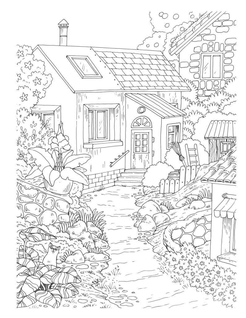 House Coloring Pages for Kids FREE Printable 94