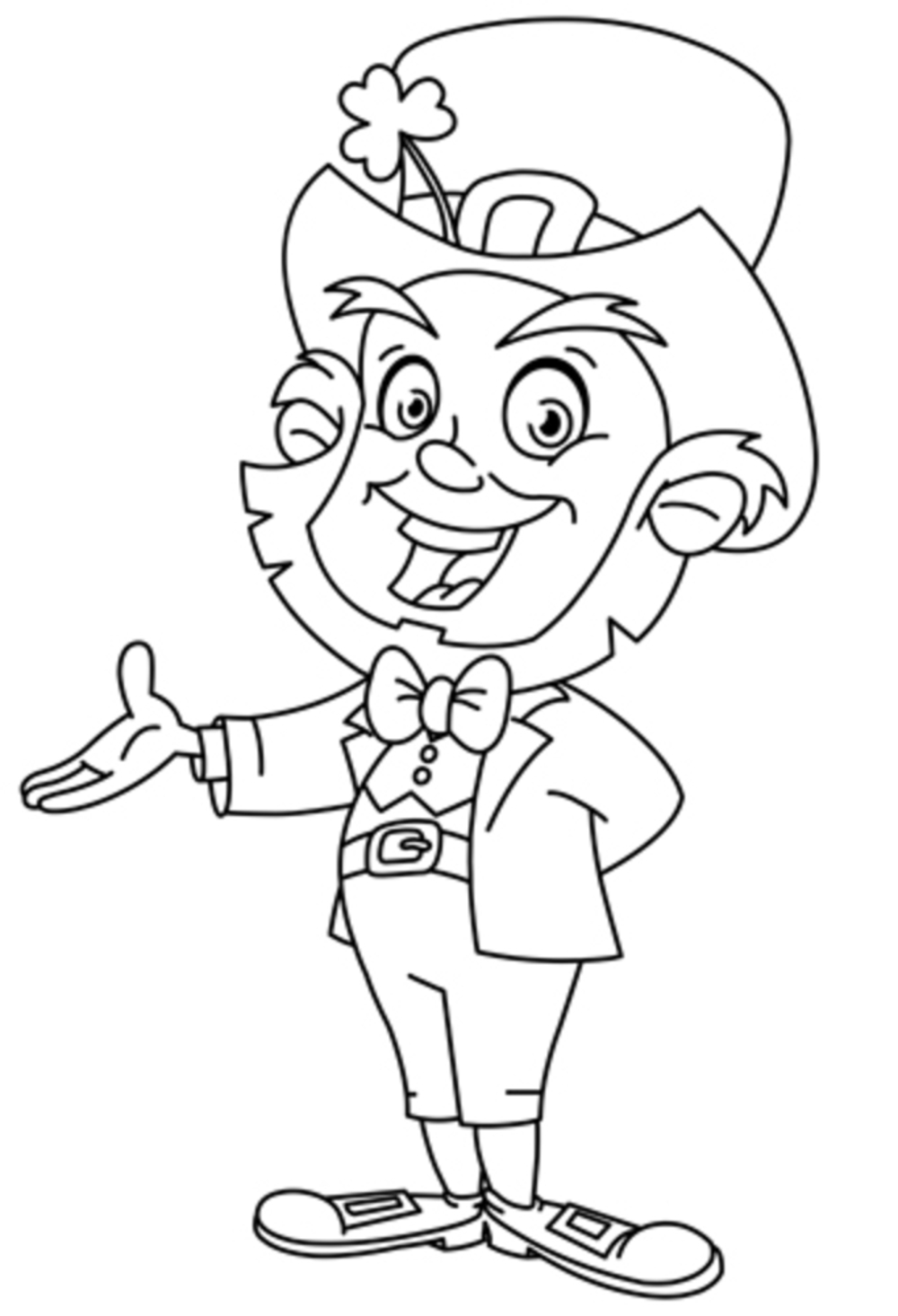 Leprechaun Coloring Pages Free Printable 11