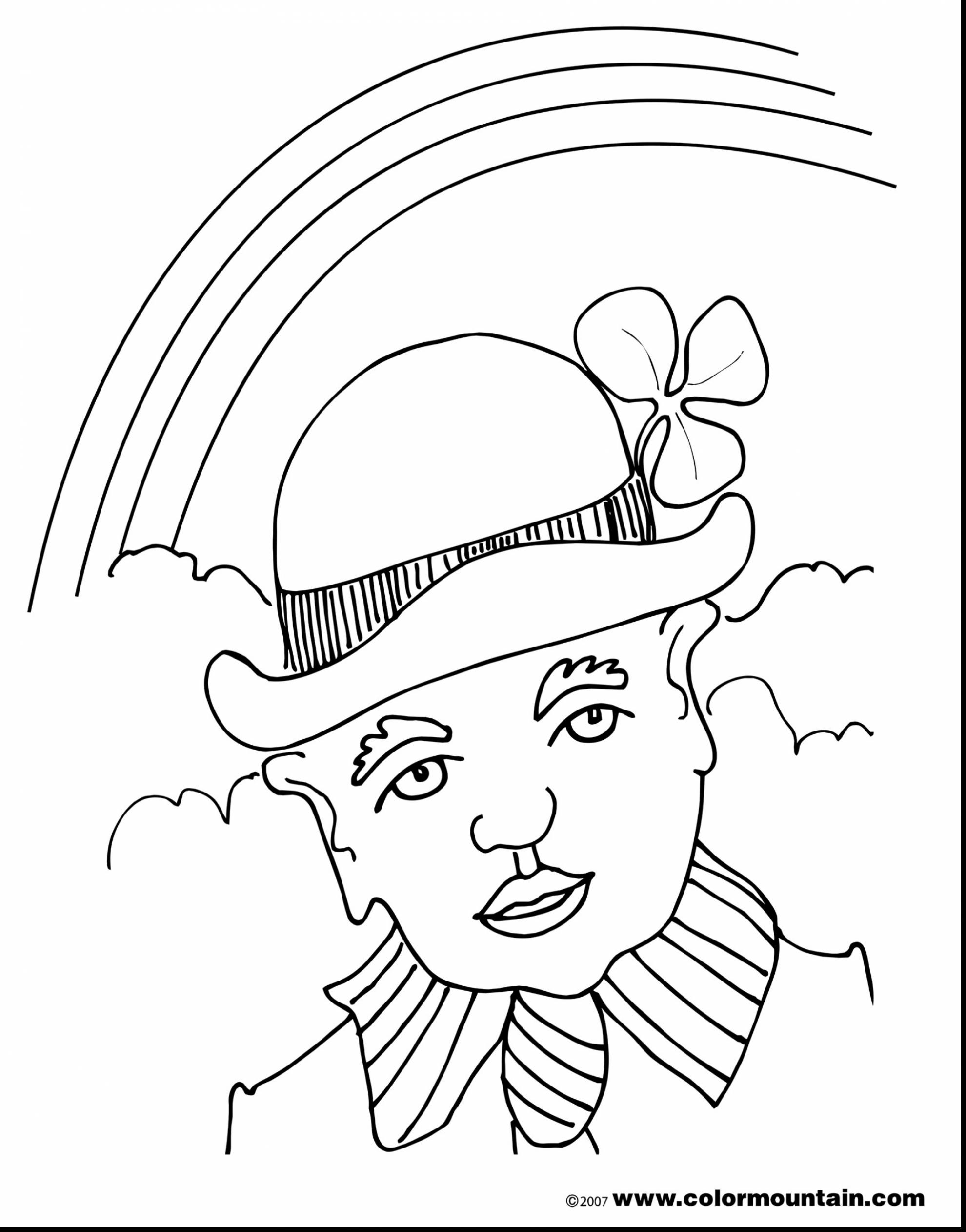 Leprechaun Coloring Pages Free Printable 12