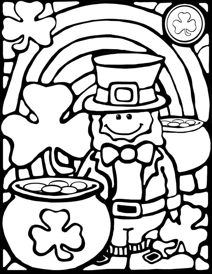 Leprechaun Coloring Pages Free Printable 13