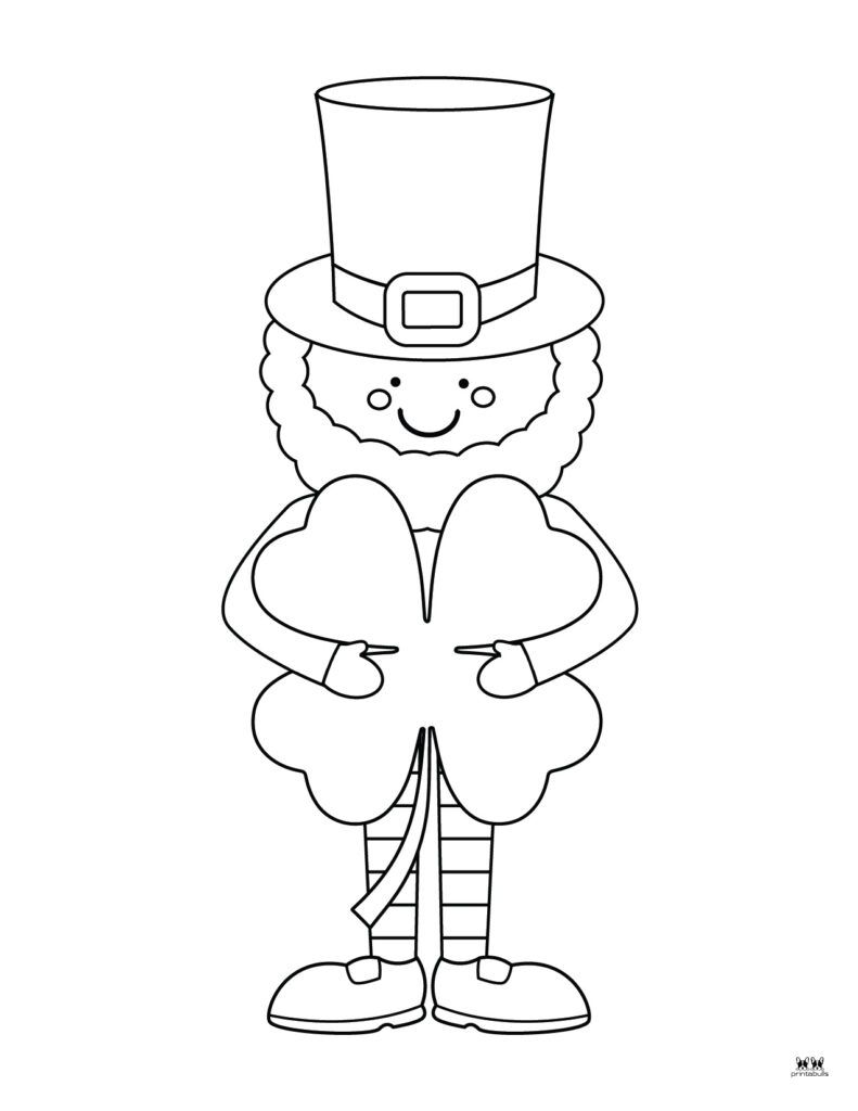 Leprechaun Coloring Pages Free Printable 15