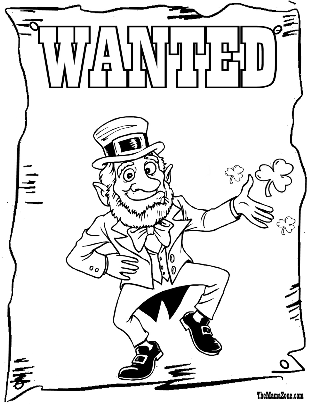 Leprechaun Coloring Pages Free Printable 16