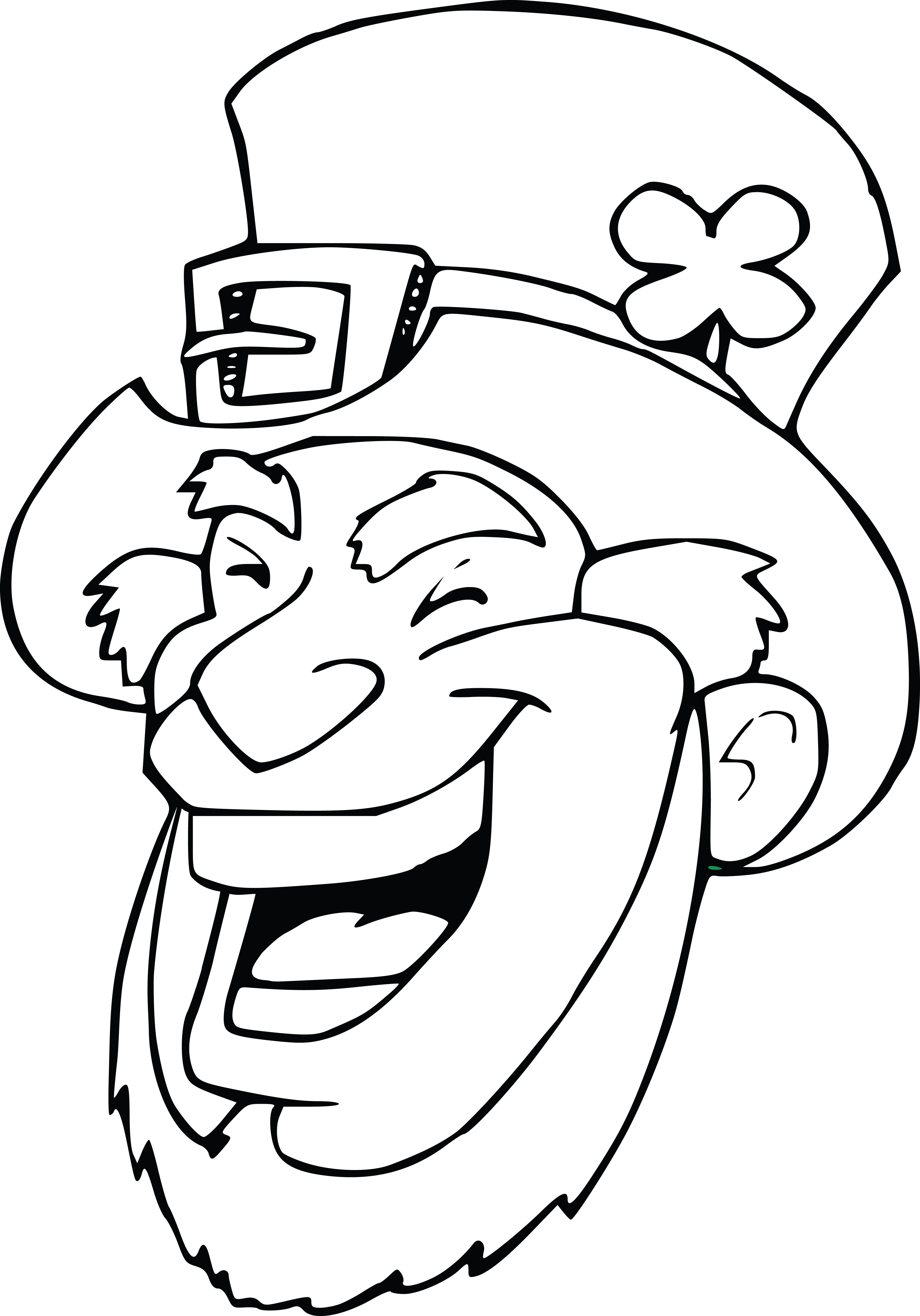 Leprechaun Coloring Pages Free Printable 20